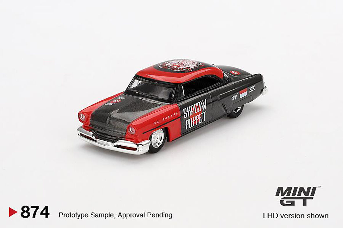 Mini GT Lincoln Capri Hot Rod 1954 "Shadow Puppet" MINI GT x MIZU Diecast 2024 BL 874