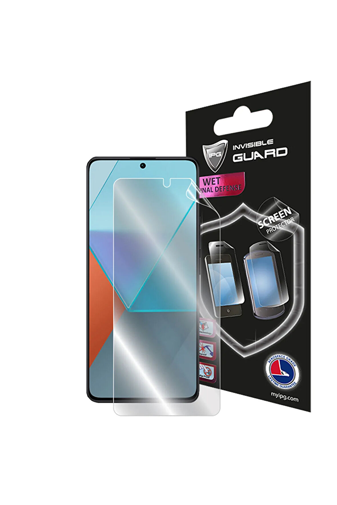 Xiaomi Redmi Note 13 PRO için IPG Hydrogel Görünmez Ekran Koruyucu