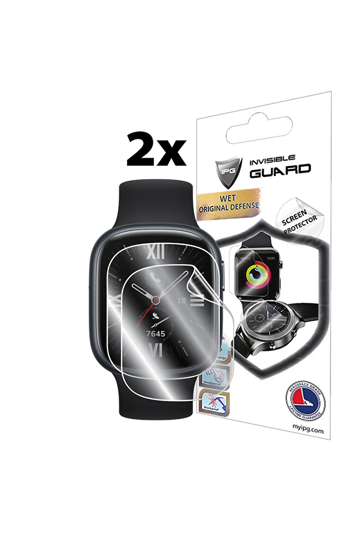 Honor Watch 4 (TMA-B19) ile uyumlu IPG HydroGel Ekran Koruyucu (2 Adet)