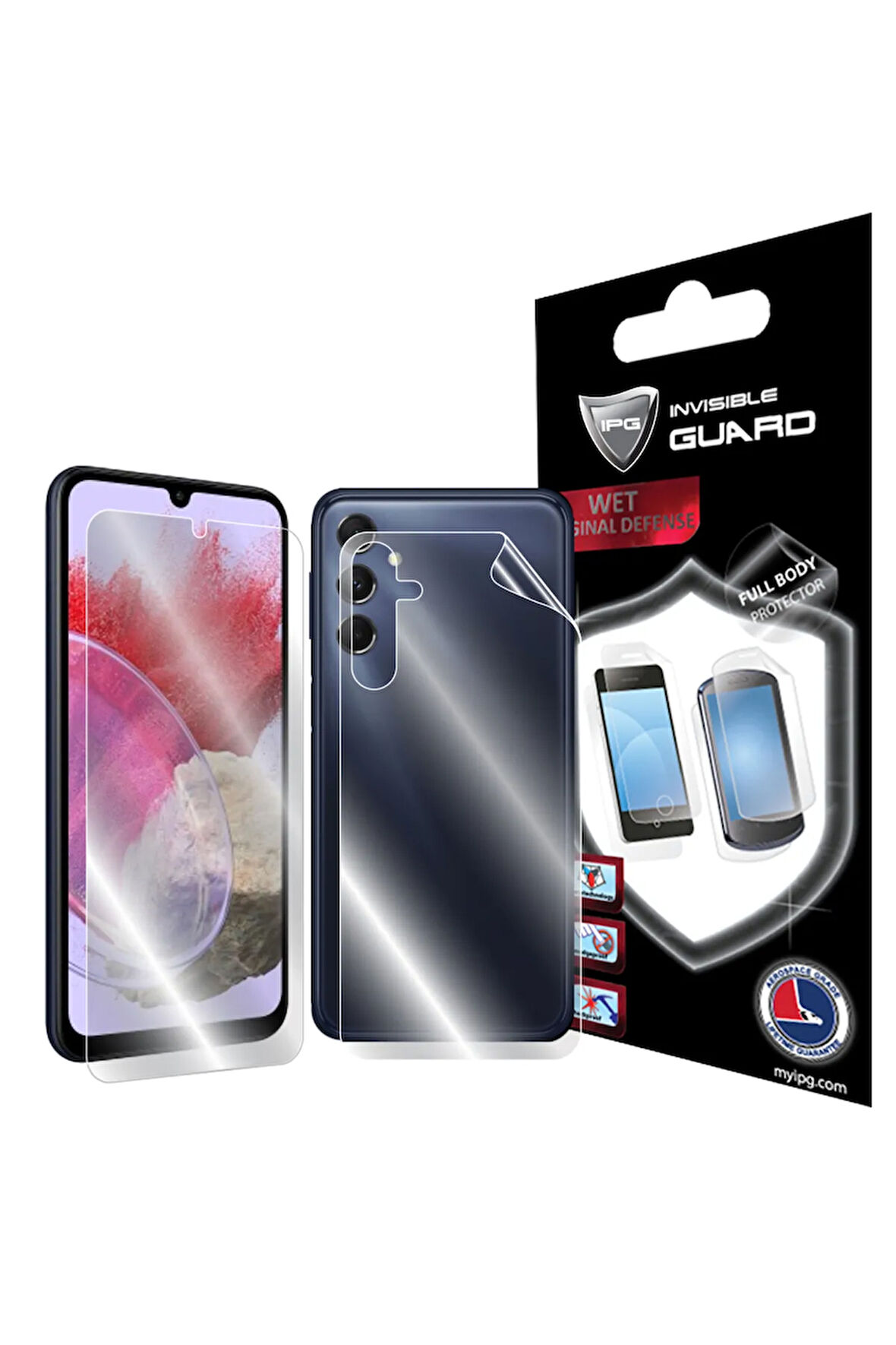 Samsung Galaxy M34 için IPG Hydrogel Tam Kaplama (Ekran ve Arka Koruma)