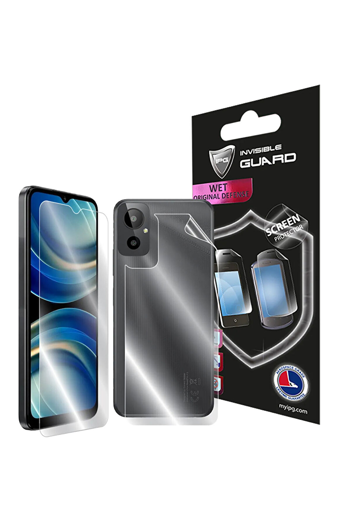 General Mobile GM 23 SE için IPG Hydrogel Tam Kaplama (Ekran ve Arka Koruma)