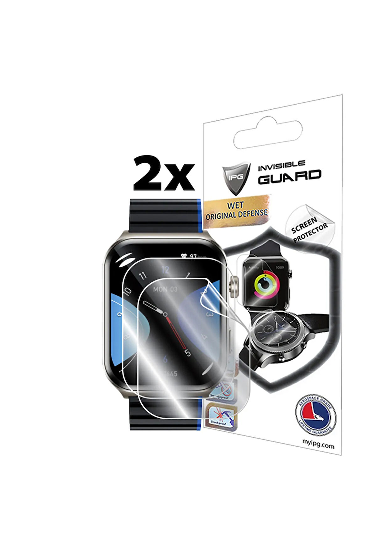Kieslect KS 2 ile uyumlu IPG HydroGel Ekran Koruyucu (2 Adet)