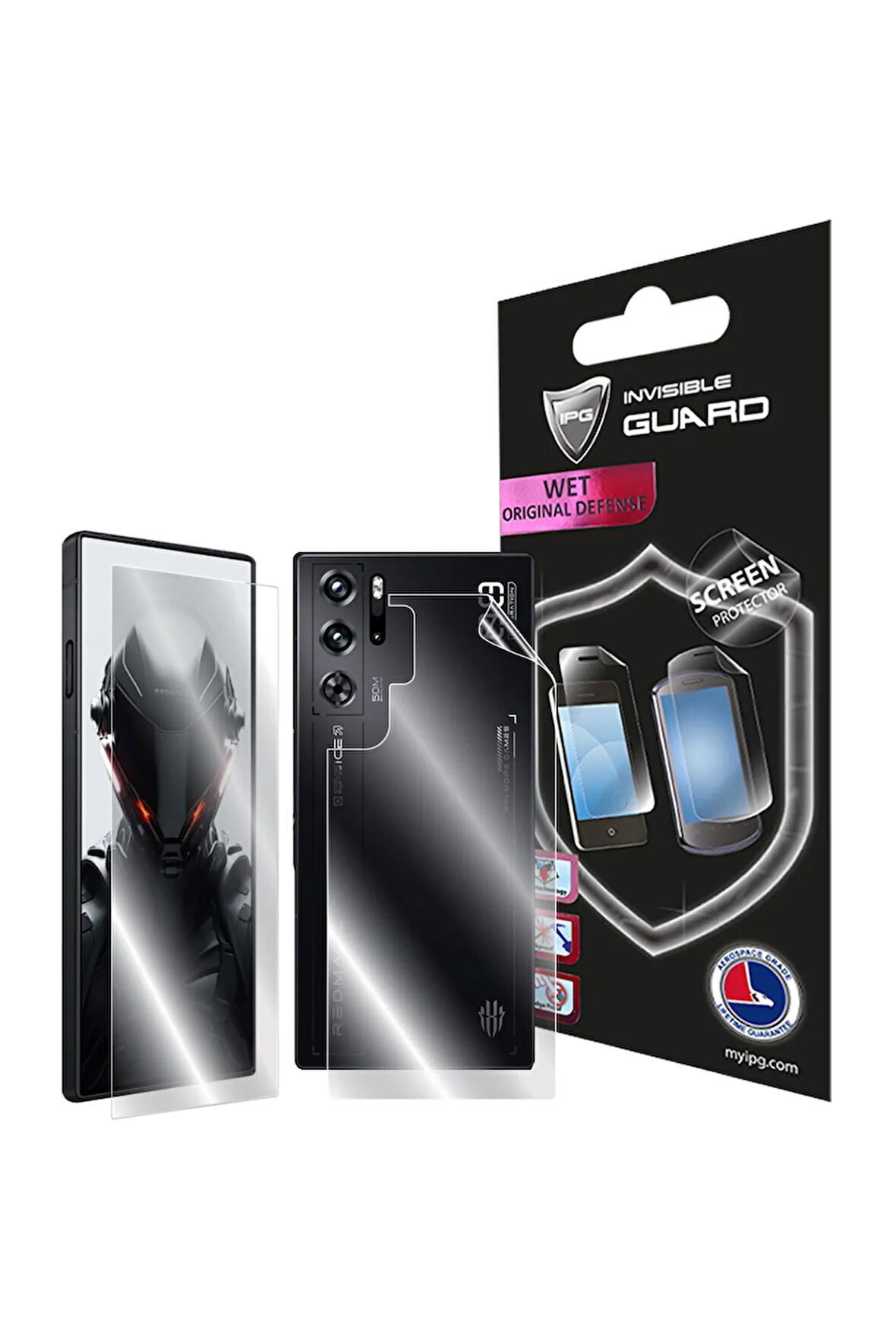 Nubia Redmagic 9 Pro Için Hydrogel (İNCE TPU) Tam Kaplama (EKRAN VE ARKA KORUMA)