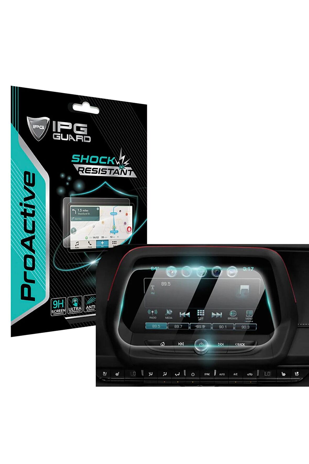 Chevrolet CAMARO 2016/2024 SS - ZL - 1LS - LT - LT1 8 Inch Navigation 9H Nano IPG ProActive Koruyucu