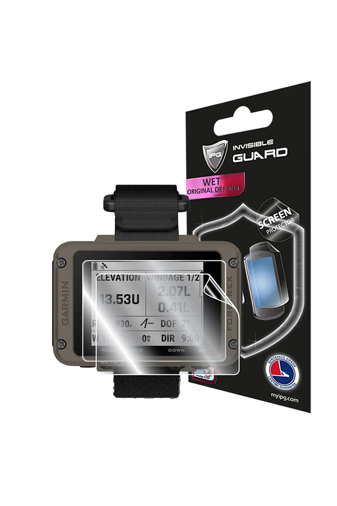 Garmin Foretrex 801-901 Ballistic Edition El Tipi GPS IPG HydroGel Ekran Koruyucu (2 Adet)