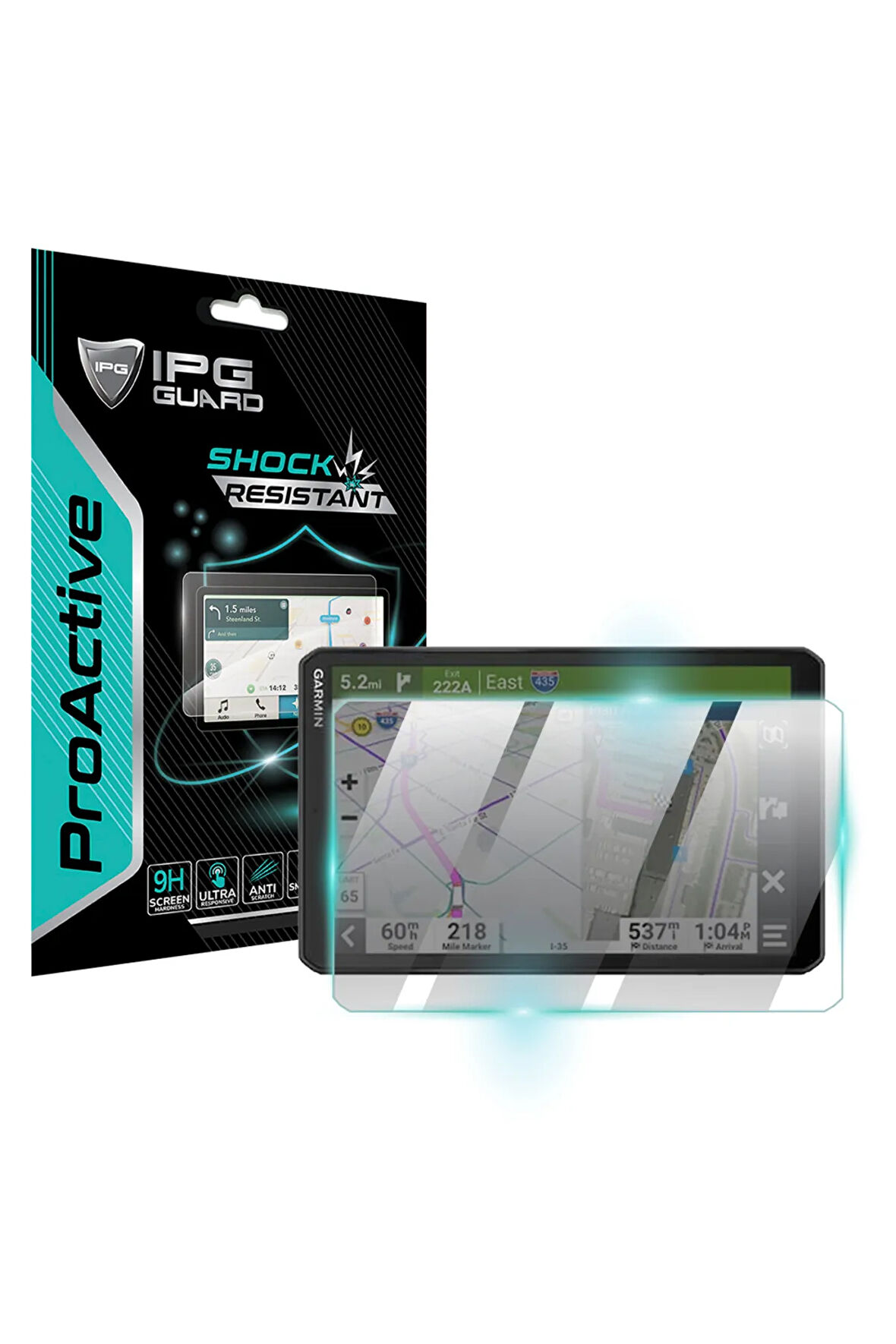 Garmin dezl OTR810 - LGV810 için 9H Nano IPG ProActive Ekran Koruyucu