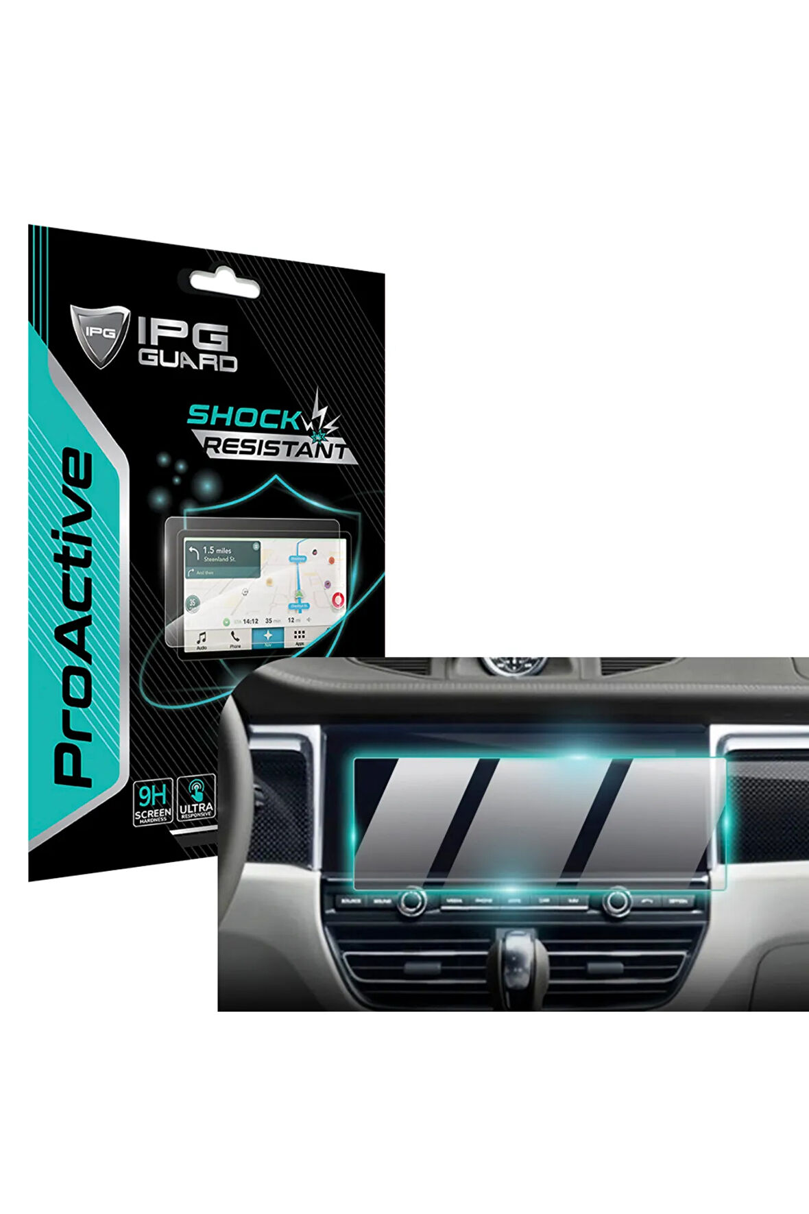 Porsche 2022-2024 Macan 10.9" Navigasyon 9H IPG ProActive Ekran Koruyucu