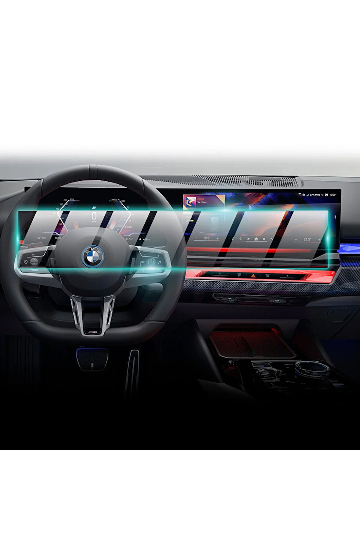 BMW 2024 i5 14.9" Navigasyon 12.3" Gösterge Paneli (Tek Parça) IPG ProActive Ekran Koruyucu