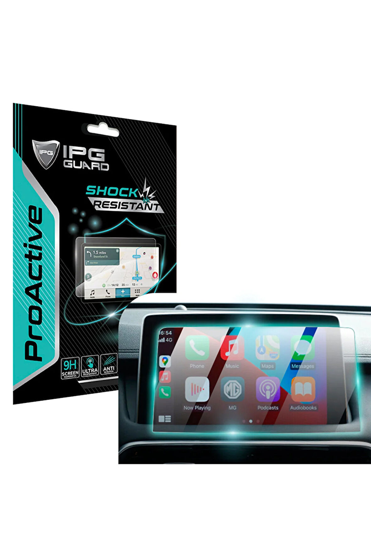 MG 2024 HS 10.1 Inch Navigasyon 9H Nano IPG ProActive Ekran Koruyucu