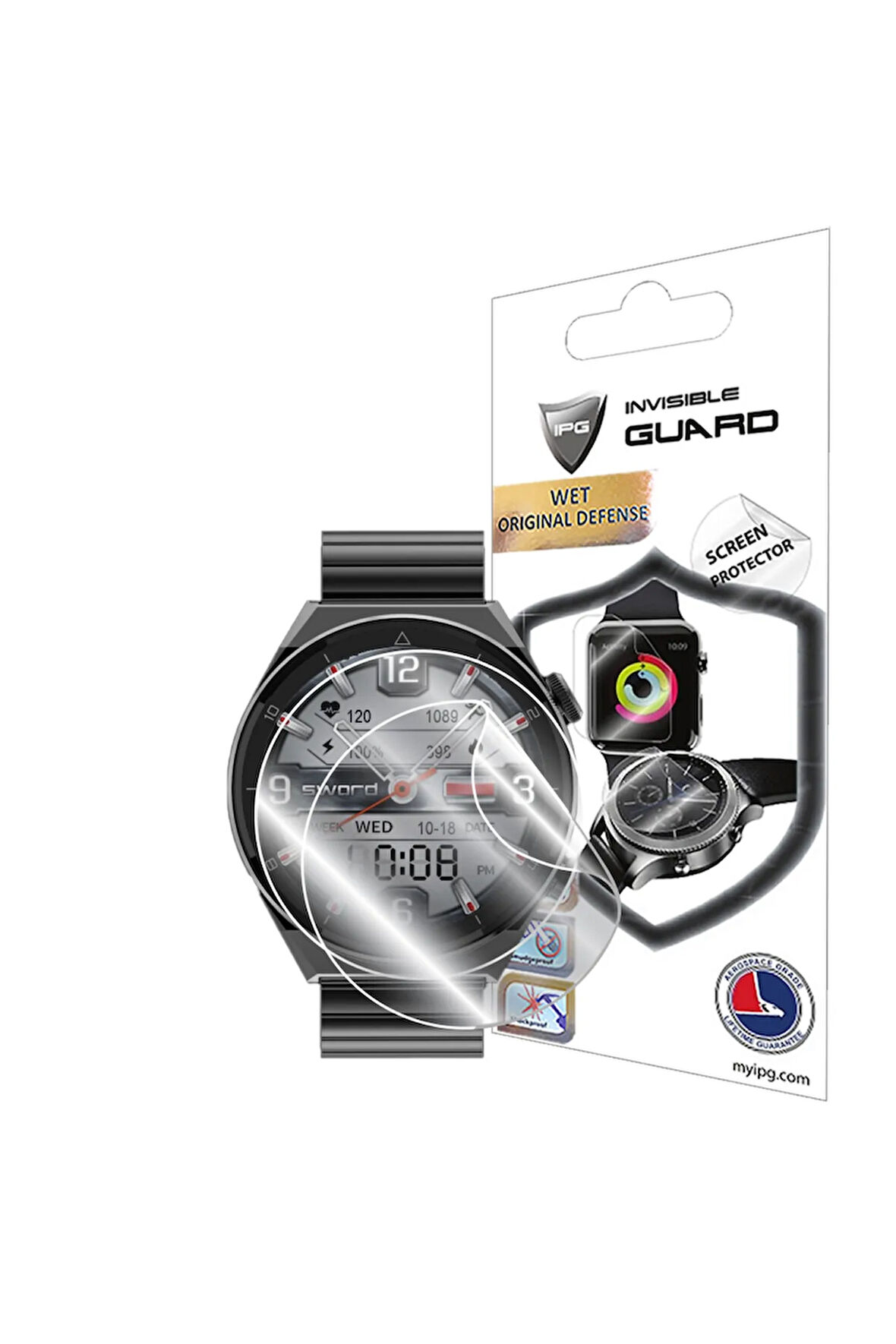 SWORD WIA 2 (SW-WIA102) ile uyumlu IPG HydroGel Ekran Koruyucu (2 Adet)