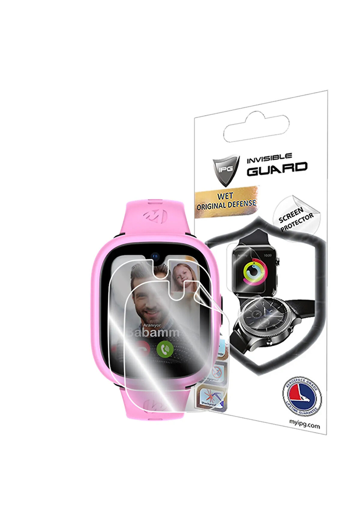 Wiky Watch 5 Plus Akıllı Çocuk Saati ile uyumlu IPG HydroGel Ekran Koruyucu (2 Adet)