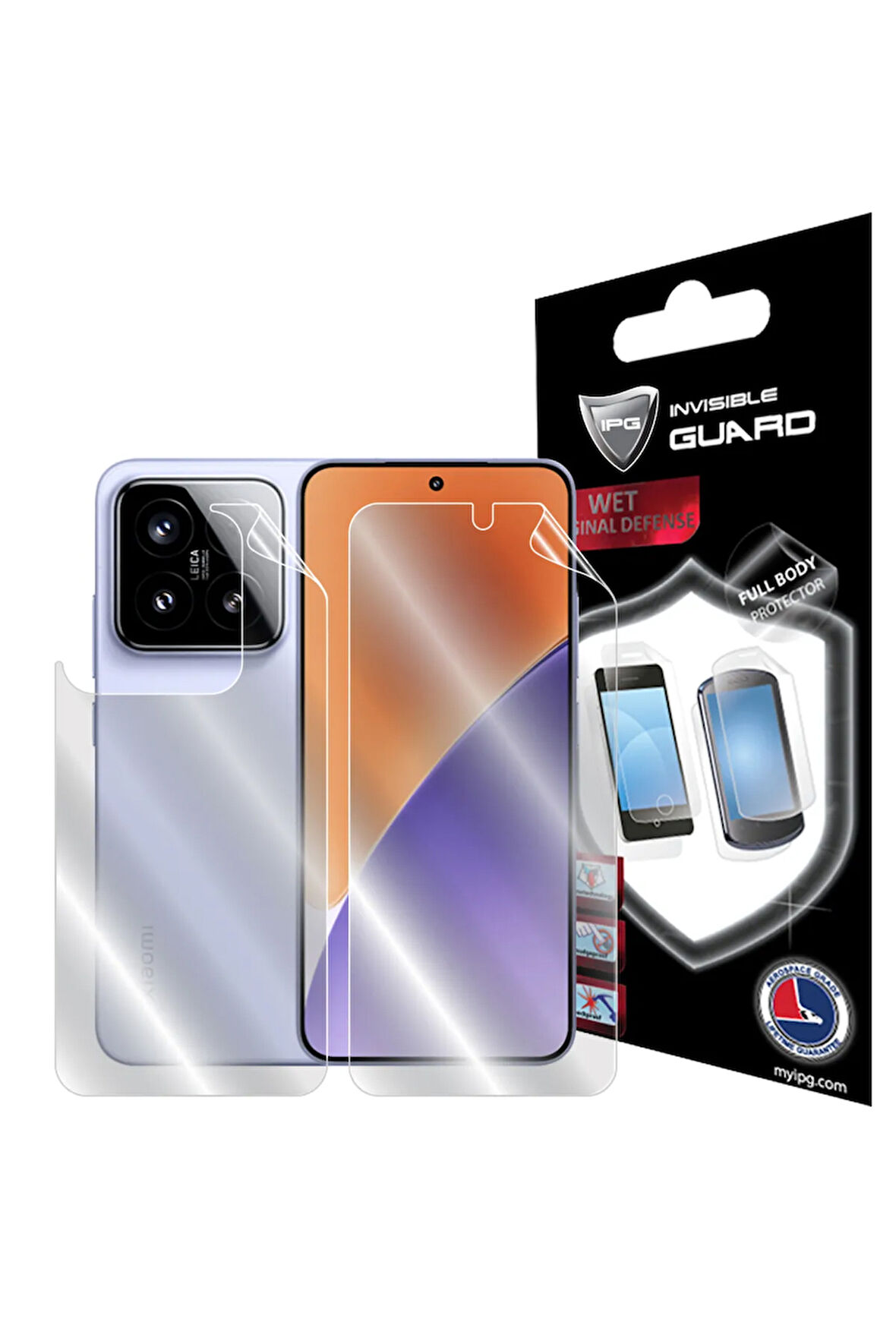 Xiaomi 15 ile uyumlu IPG Hydrogel Tam Kaplama (Ekran+Arka Koruma))