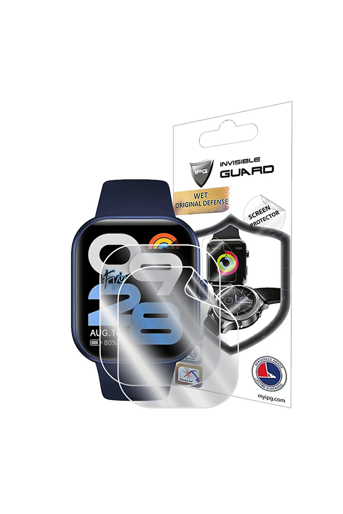 Xiaomi Redmi Watch Move ile uyumlu IPG HydroGel Ekran Koruyucu (2 Adet)