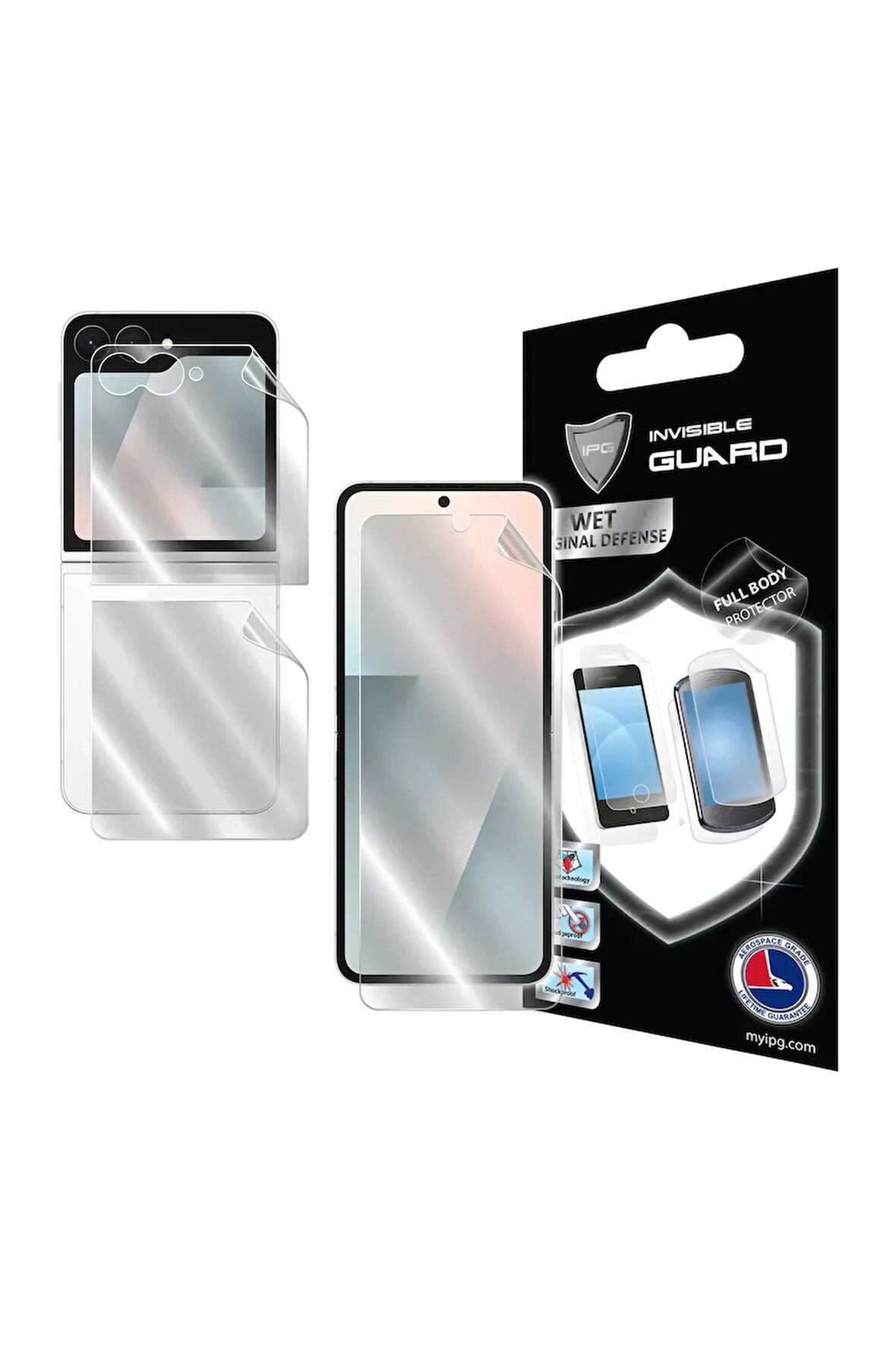 Samsung Galaxy Z Flip 7 FE (İç Dış ekran ve Arka ) için Hydrogel Koruyucu