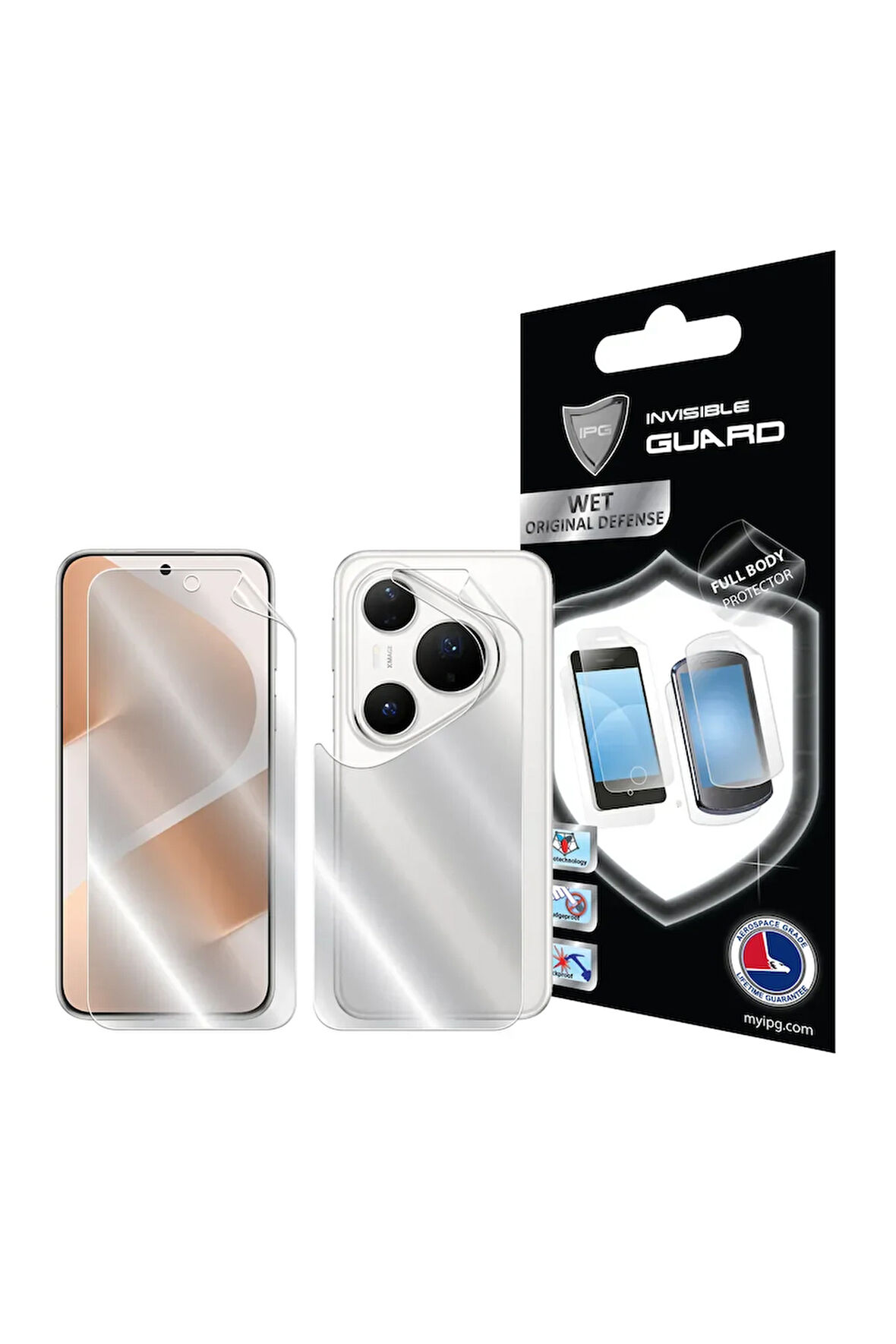 Huawei Pura 80 Pro/Pro+ için Hydrogel Koruma (Tam Kaplama (Ekran ve Arka Koruyucu))