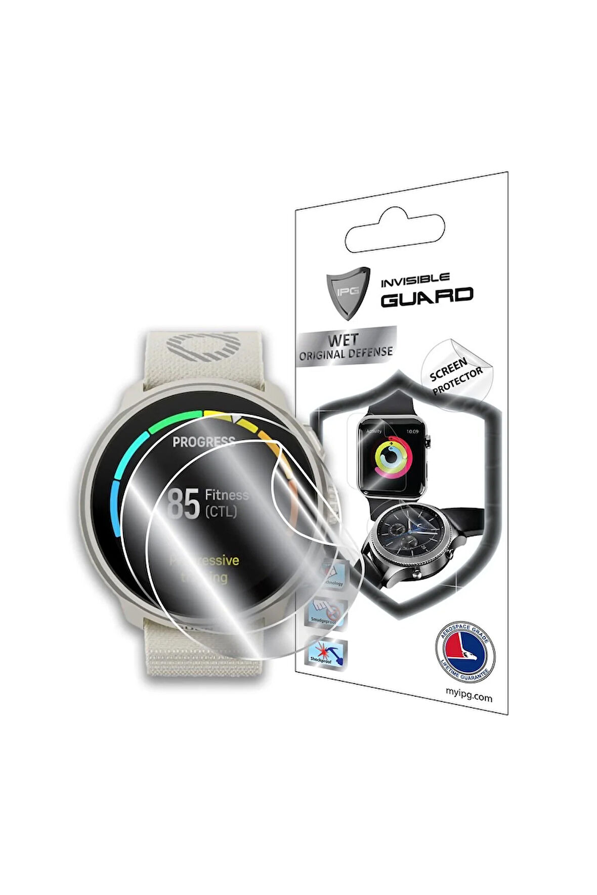 Suunto Run Hydrogel (İnce TPU) ile uyumlu Ekran Koruyucu (2 Adet)