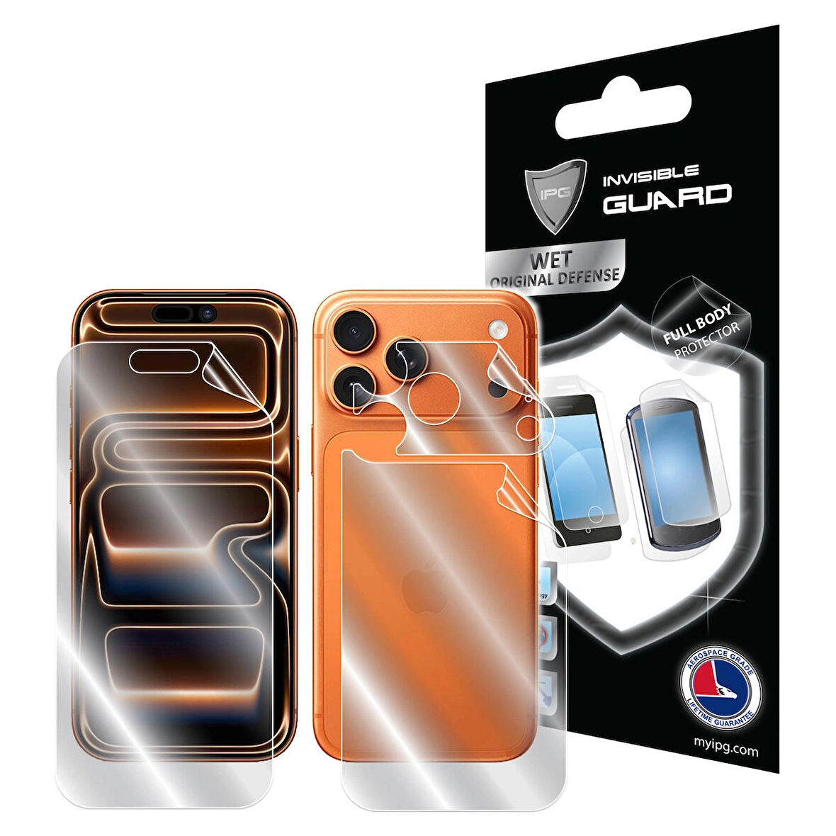 Apple Uyumlu Iphone 17 Pro Max Için Hydrogel (İNCE TPU) Tam Kaplama (EKRAN VE ARKA KORUMA)