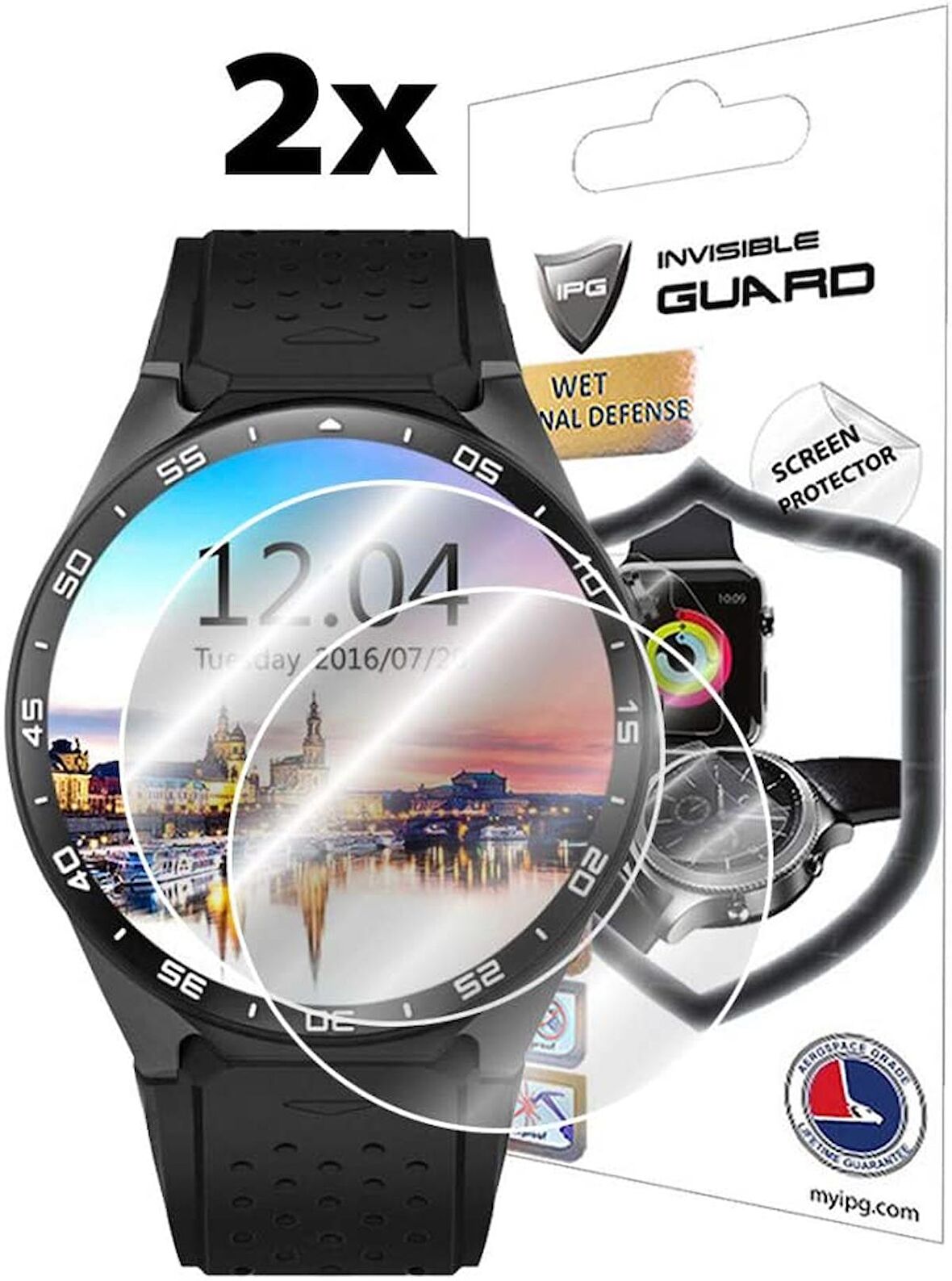 IPG KINGWEAR KW88 Ekran Koruyucu (2 adet)