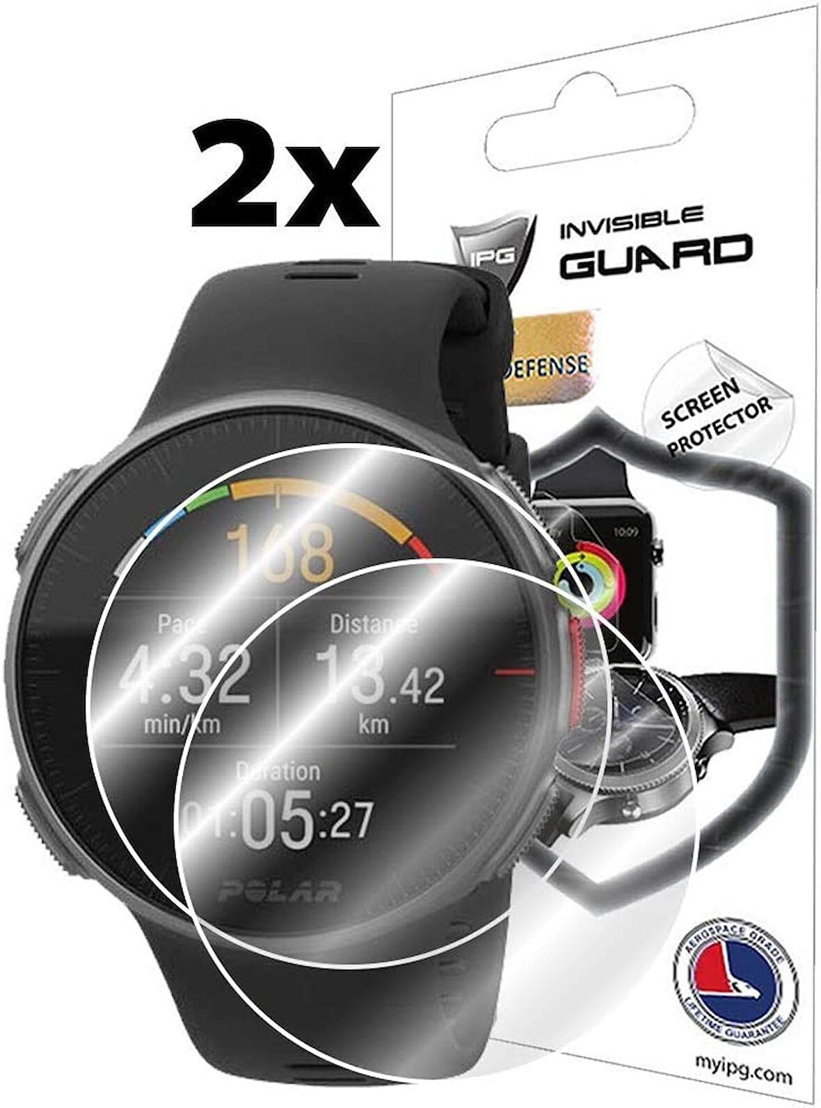 IPG Polar Vantage V Ekran Koruyucu (2 Adet)