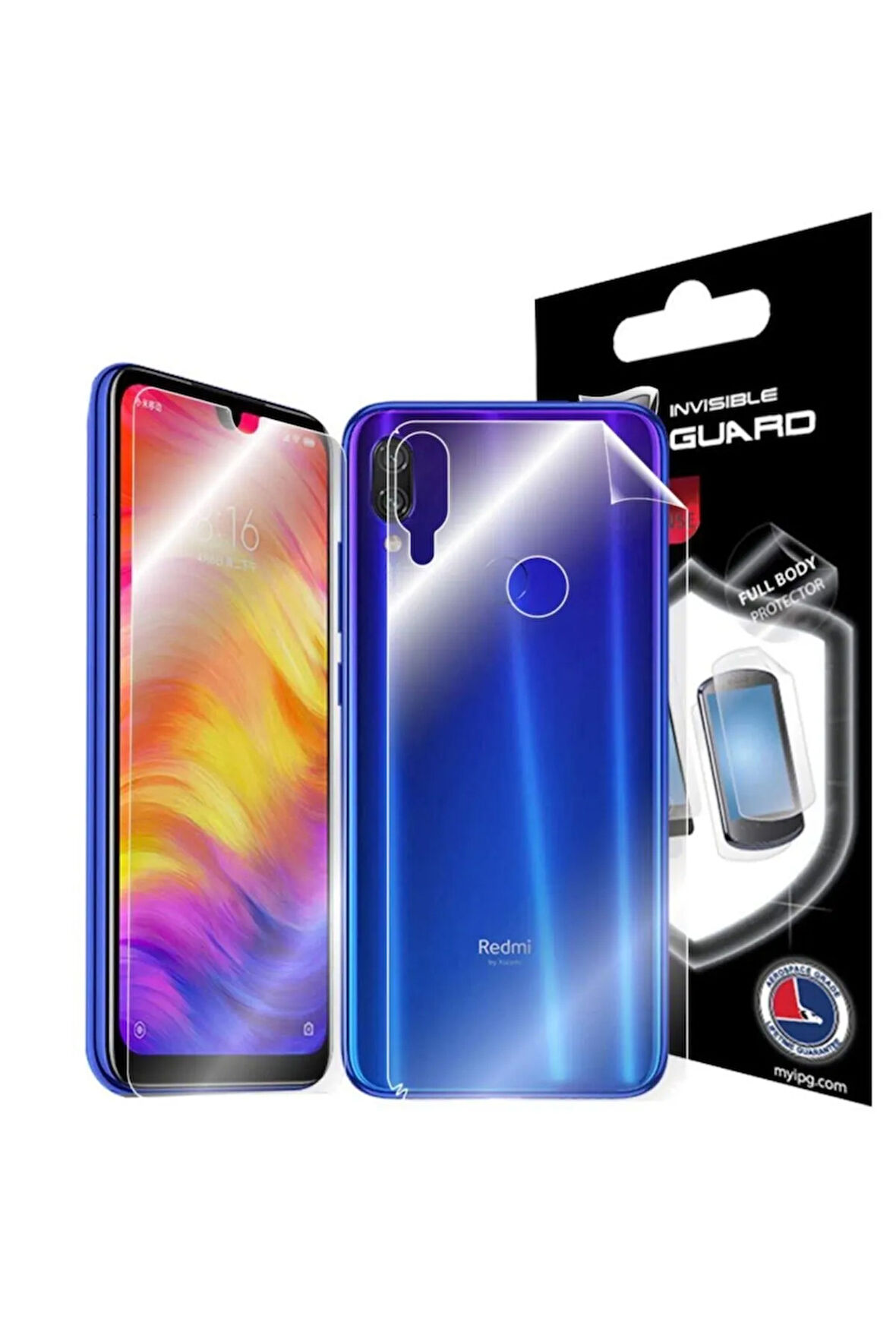 Xiaomi Redmı Note 7 Görünmez Hydrogel Tam Kaplama (EKRAN VE ARKA KORUMA)