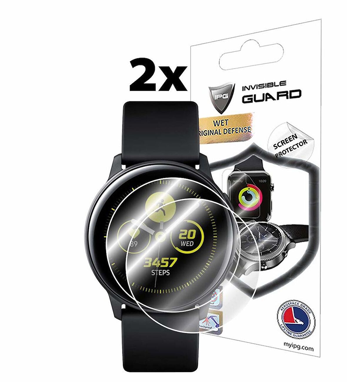 IPG Samsung Galaxy WATCH Active Ekran Koruyucu (2 adet)