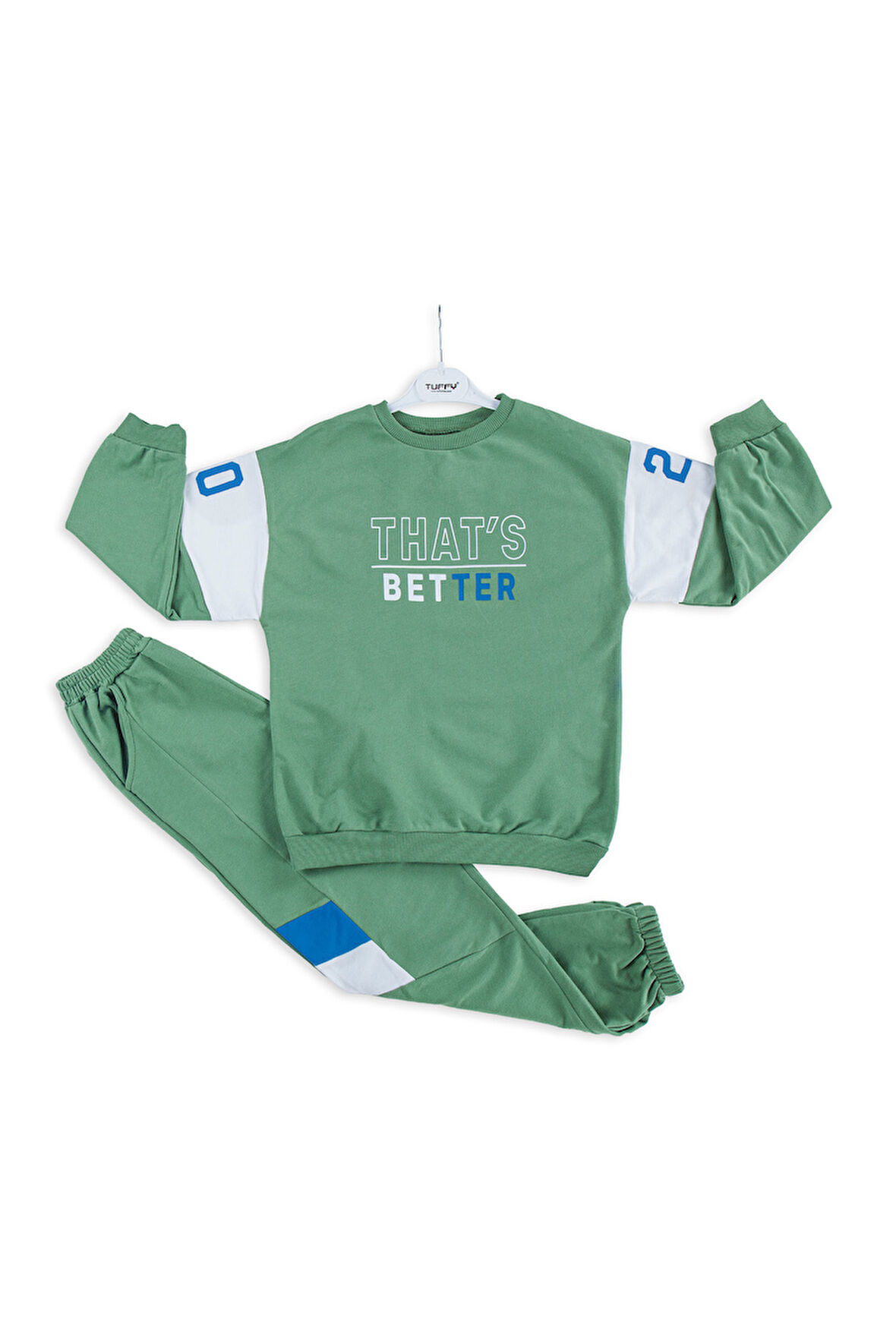 Erkek Çocuk Better Baskılı Örme Basic Oversize Eşofman Takımı