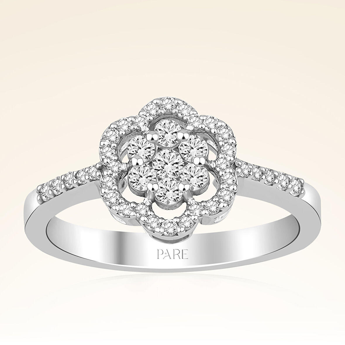 0,38 Karat Fantezi Pırlanta Yüzük 