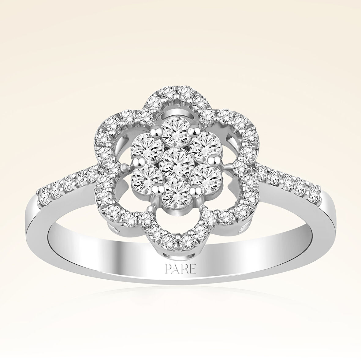 0,48 Karat Fantezi Pırlanta Yüzük 