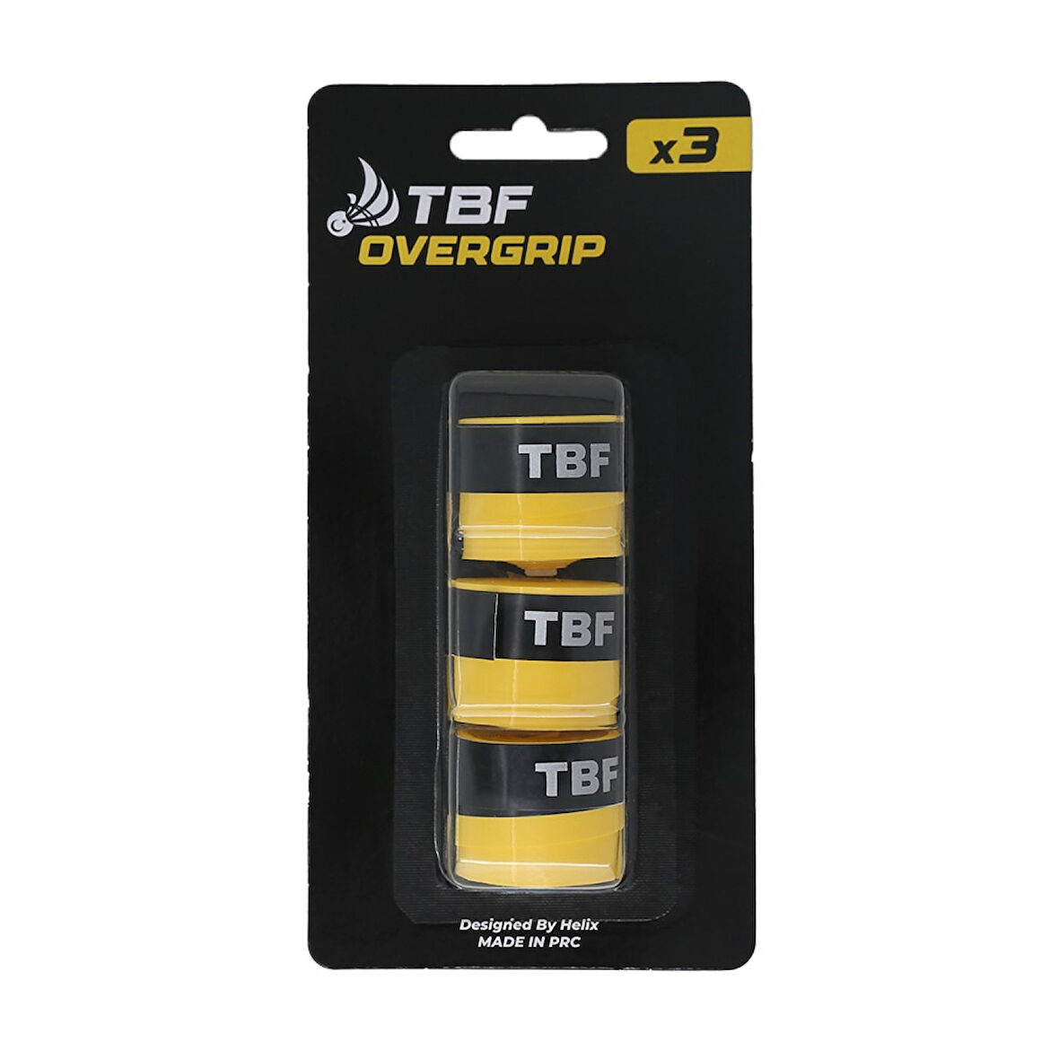 TBF 3'lü Badminton Grip - Sarı