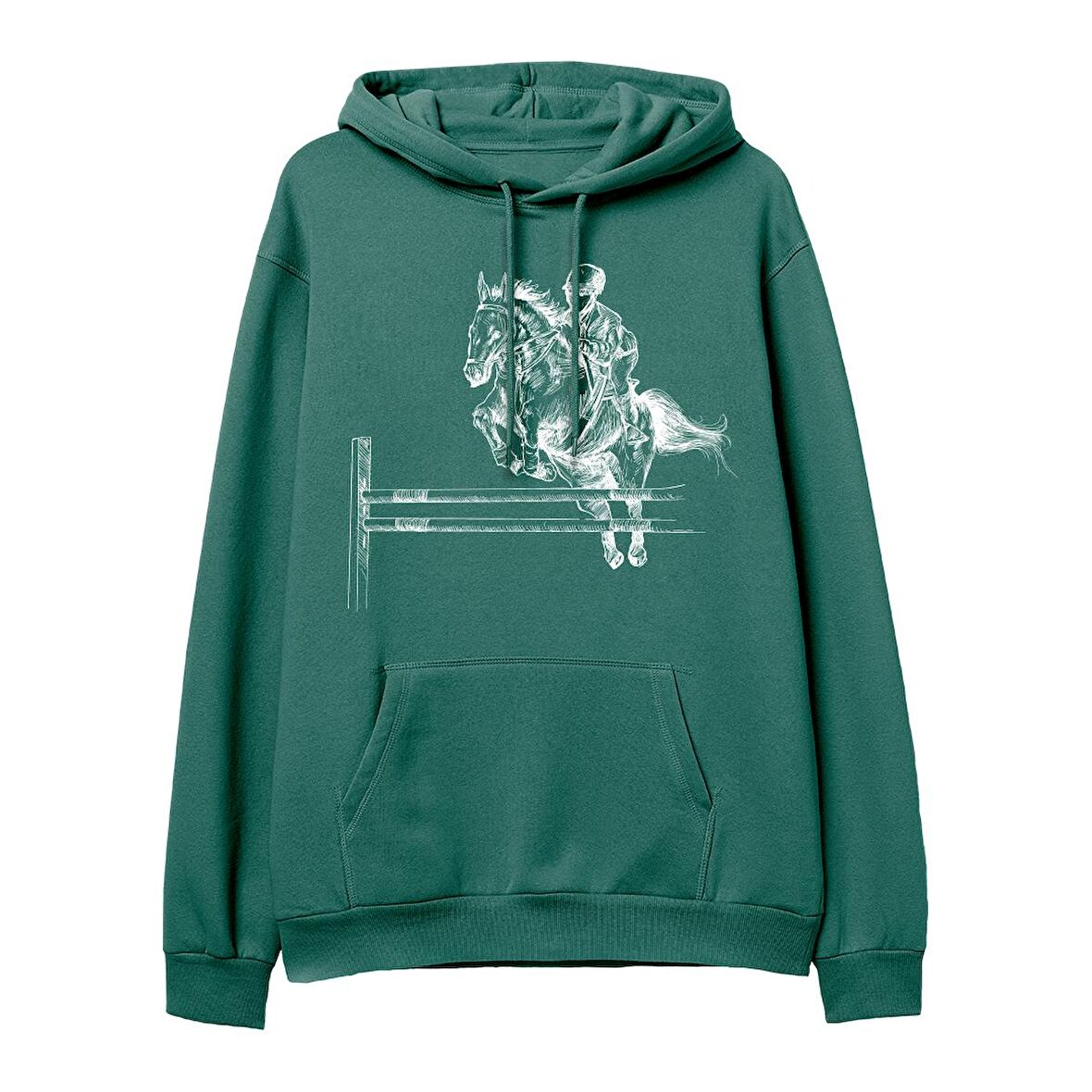 Cowboy Hoodie-Yeşil