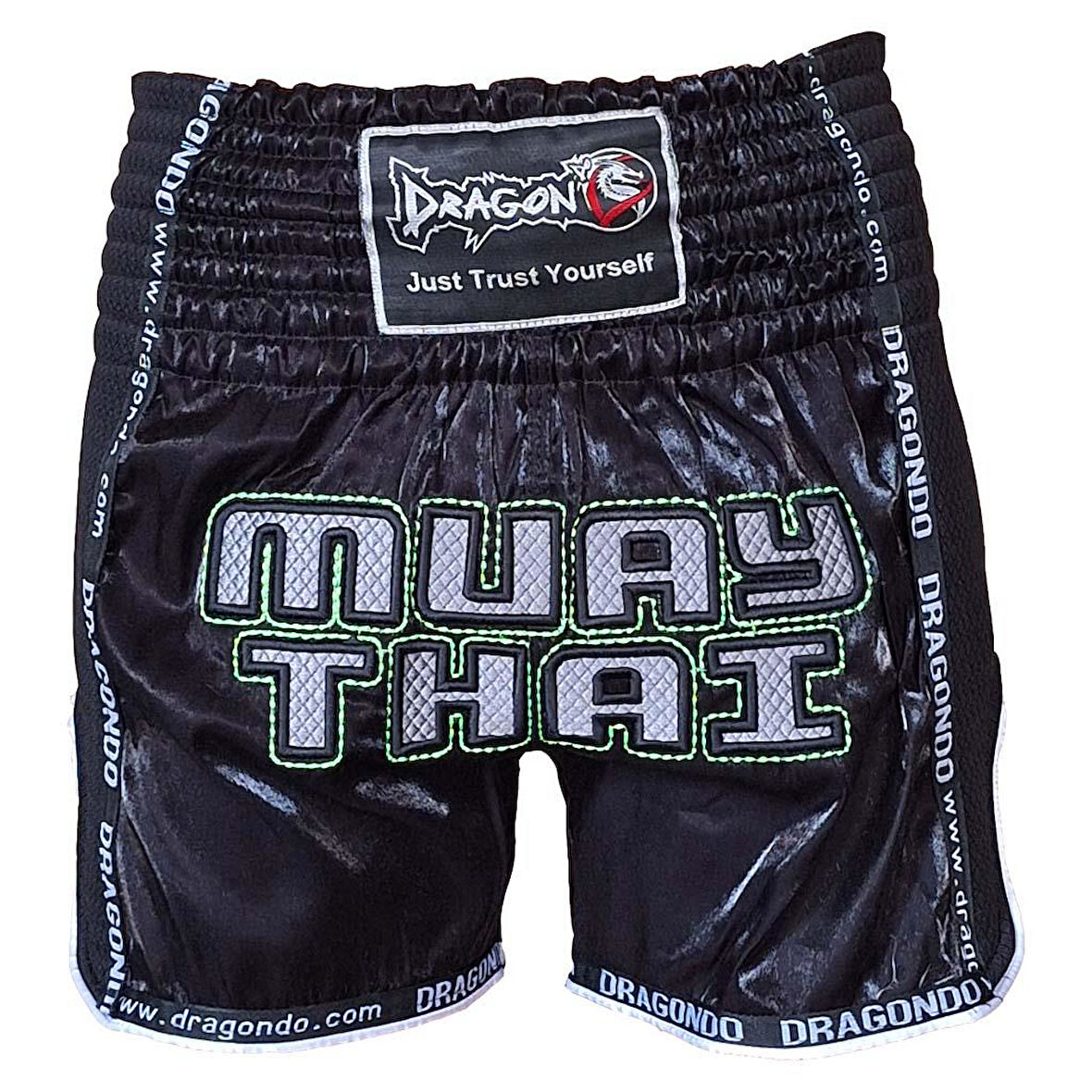 DragonDo MT3022 Muay Thai Şortu Nakışlı Muaythai Şort