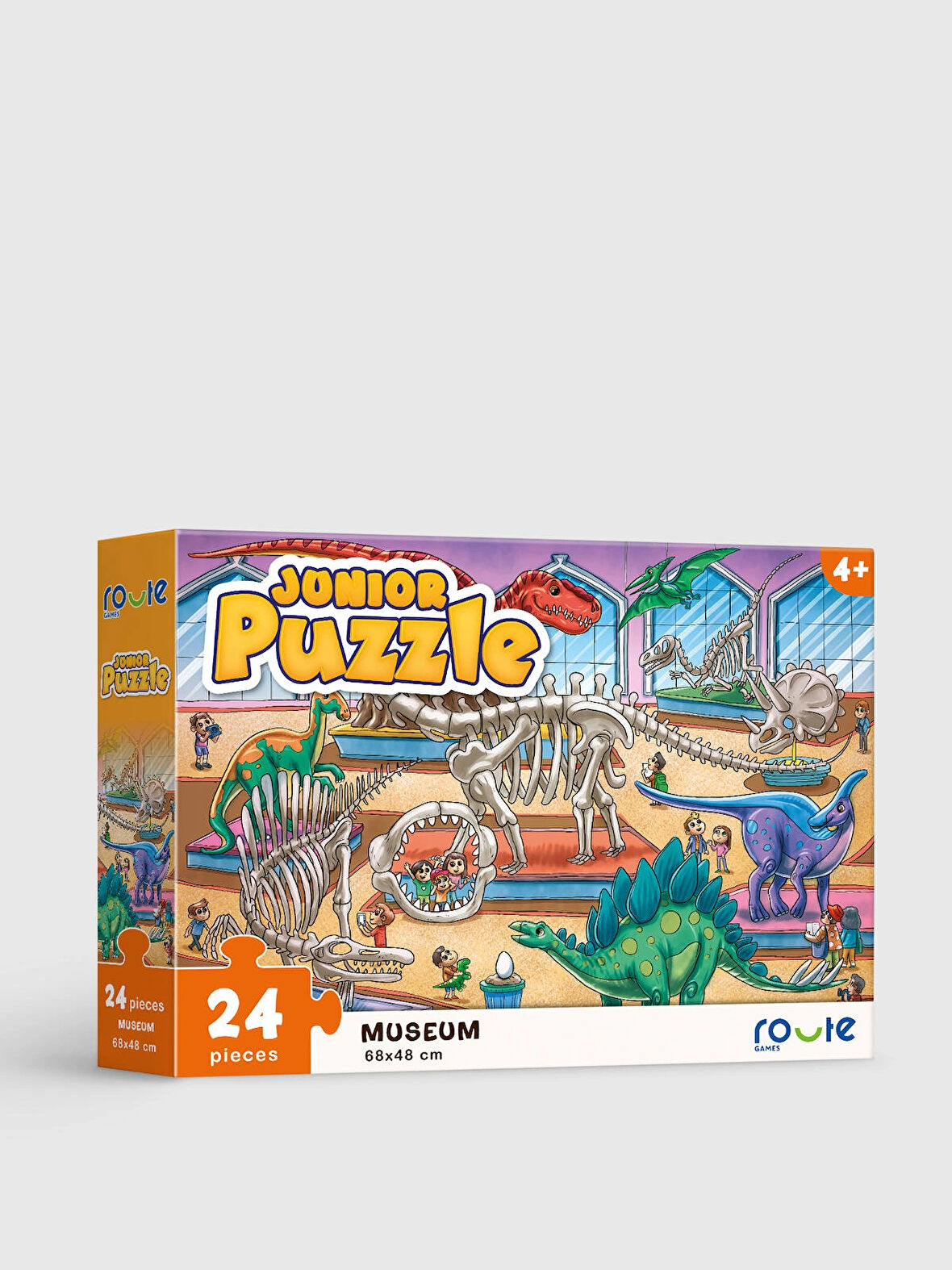 Eğitici Çocuk Kutu Oyunu Junıor Puzzle Museum 24 Parça Puzzle 4+ Yaş