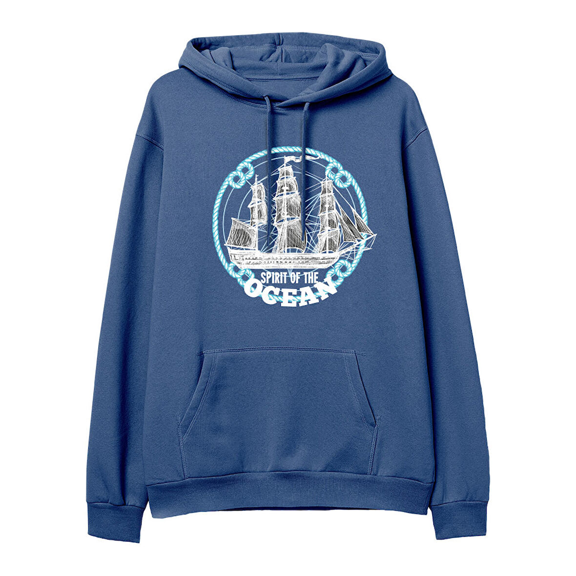 Sprit of the ocean Hoodie-Royal Mavi