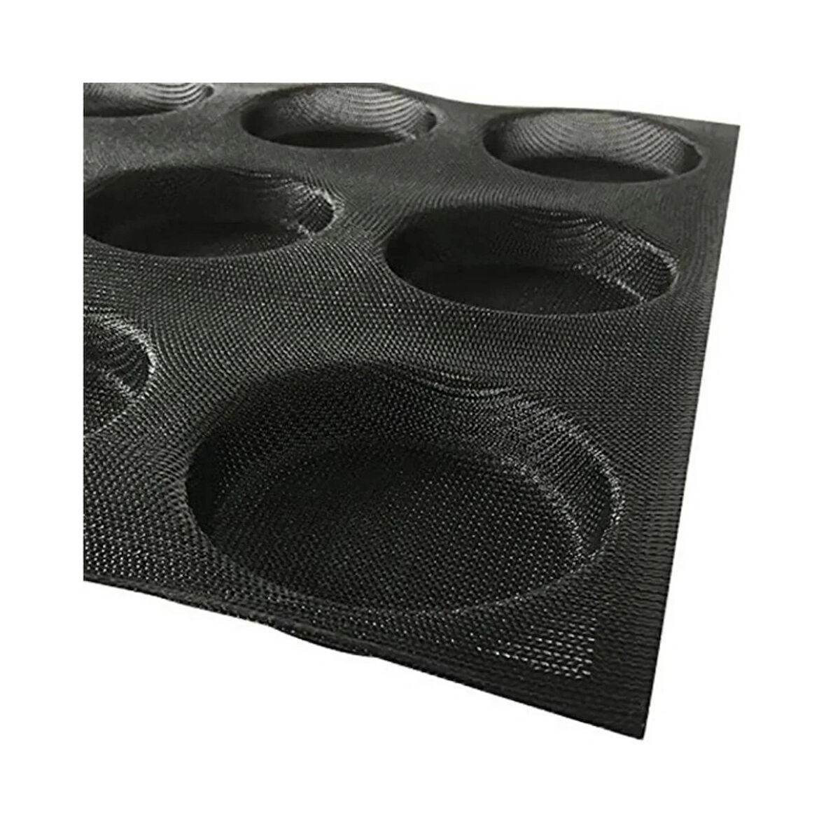 Beysa 17090 12 Gözlü Silikon Hamurger Ekmeği Kalıbı 