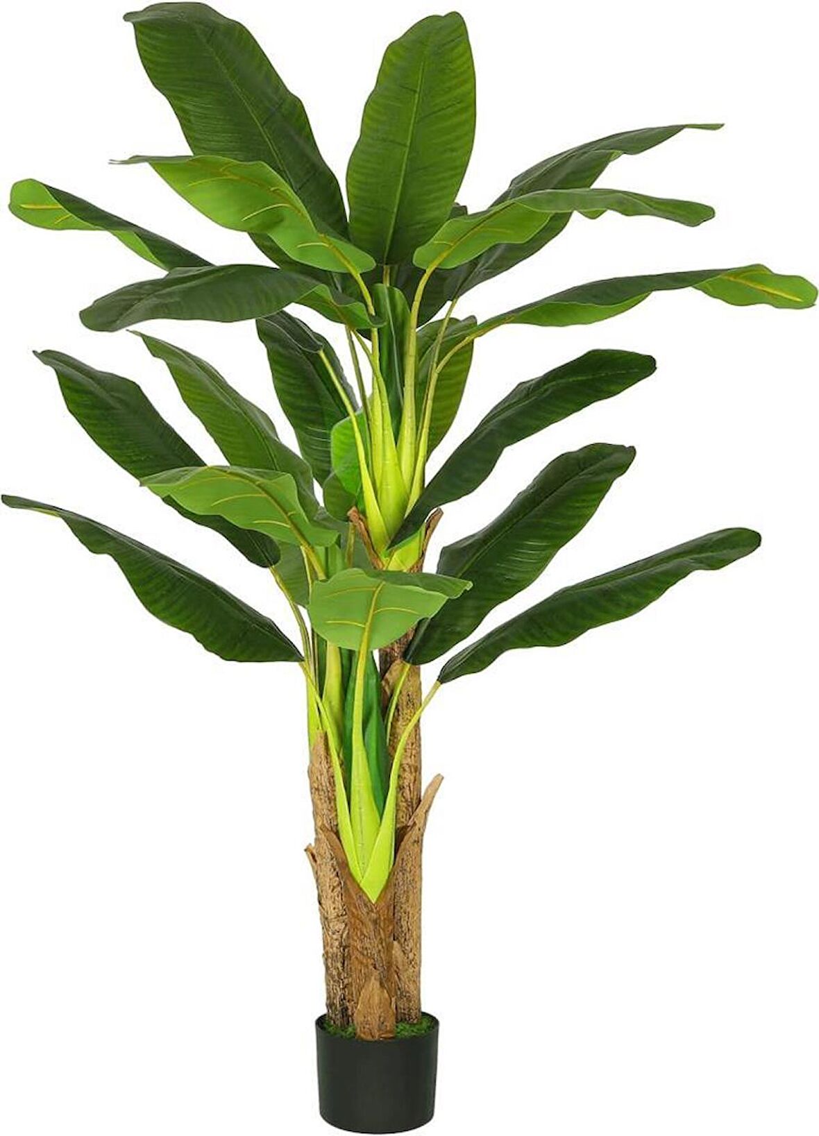 Yapay Ağaç Muz Ağacı 160cm 12Yaprak 3Gövdeli