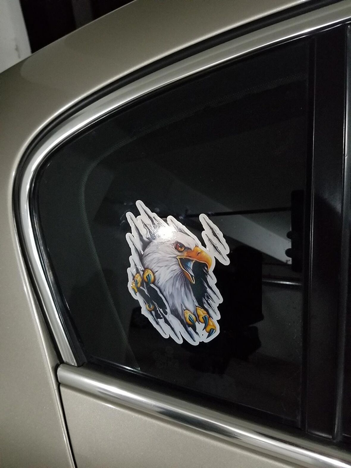 2 Adet Araba Kelebek Cam İçin Kartal Resmi Sticker Yapıştırma 14CM