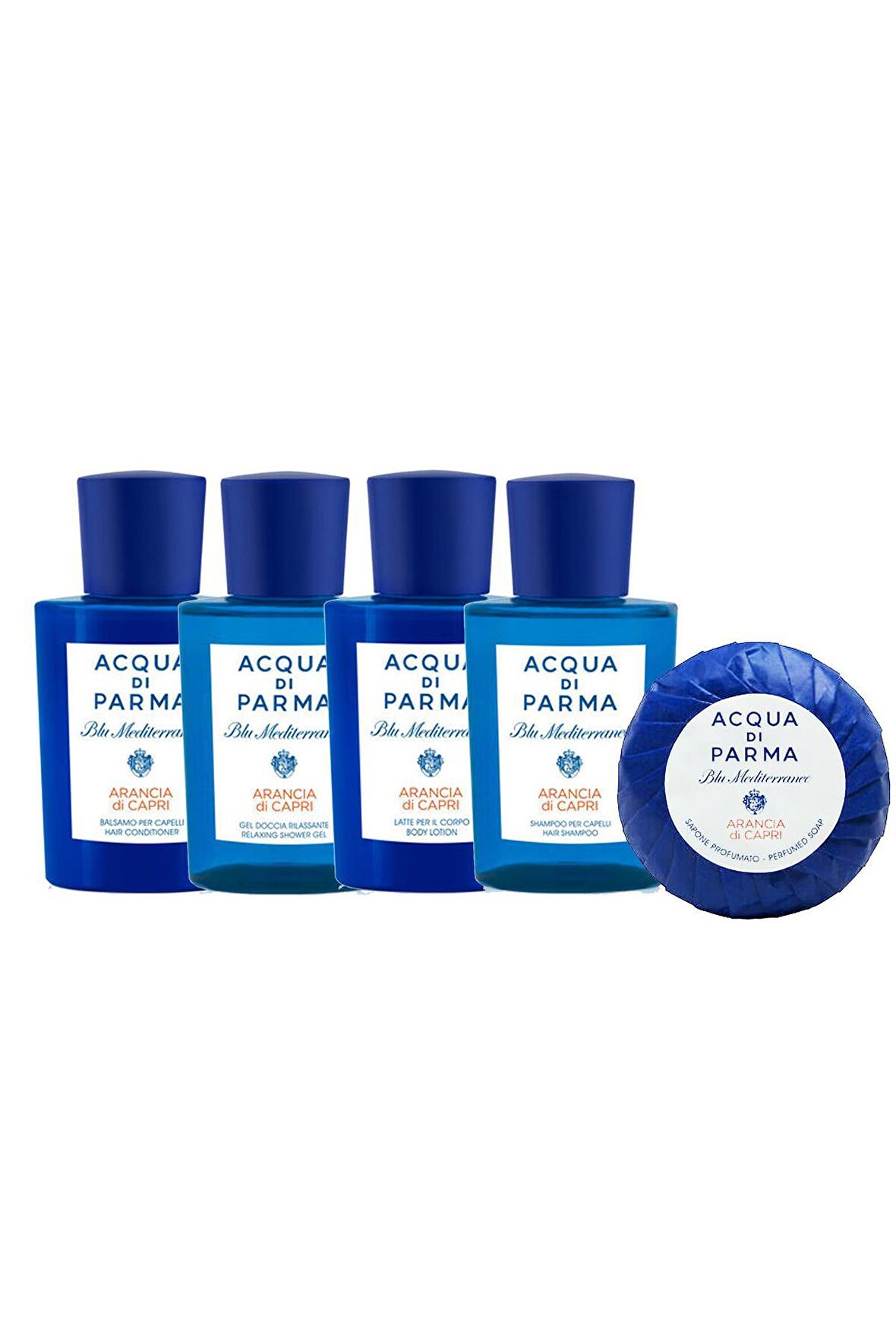 Acqua di Parma Blu Mediterraneo 5'li Saç ve Vücut Bakım Seti 4x40 ml + 50 gr