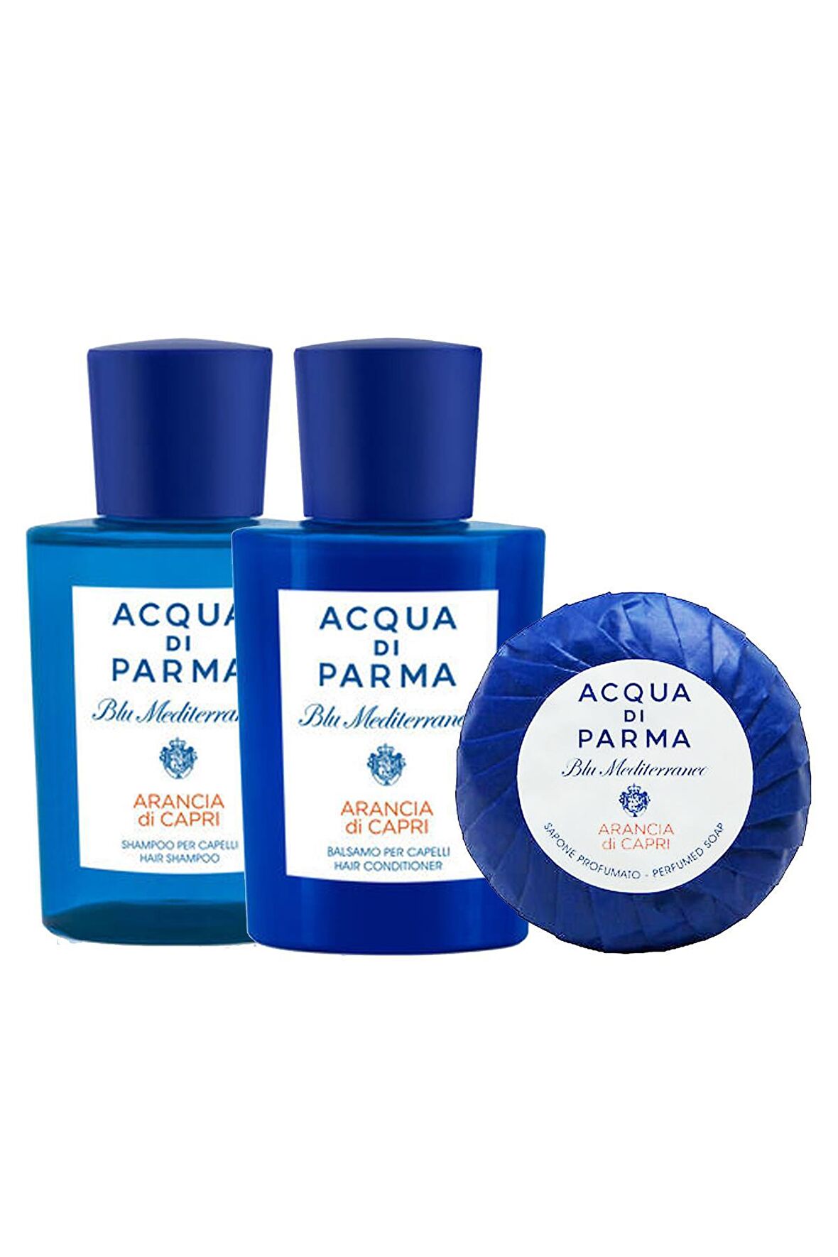 Acqua di Parma Blu Mediterraneo 3'lü Saç ve Vücut Bakım Seti 2x75 ml + 50gr