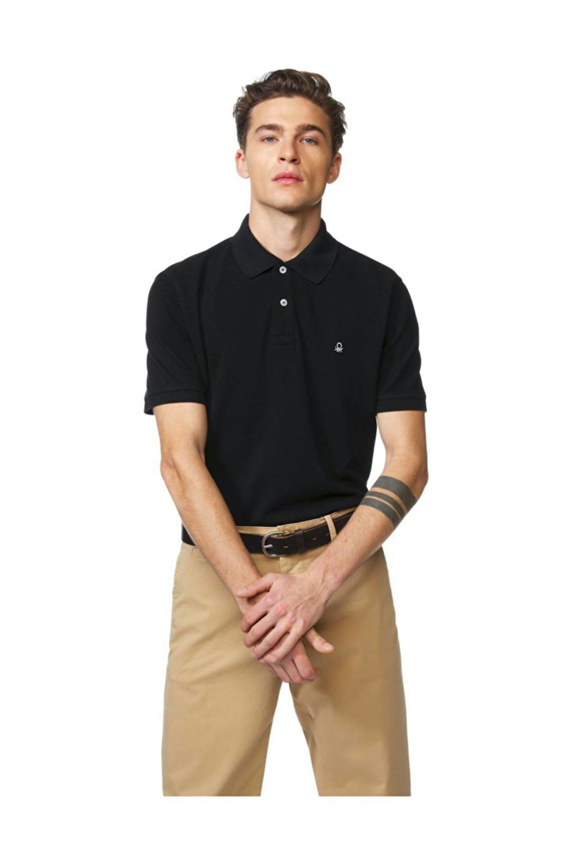 Erkek Regular Fit Polo Tshirt 312013089J3179-100
