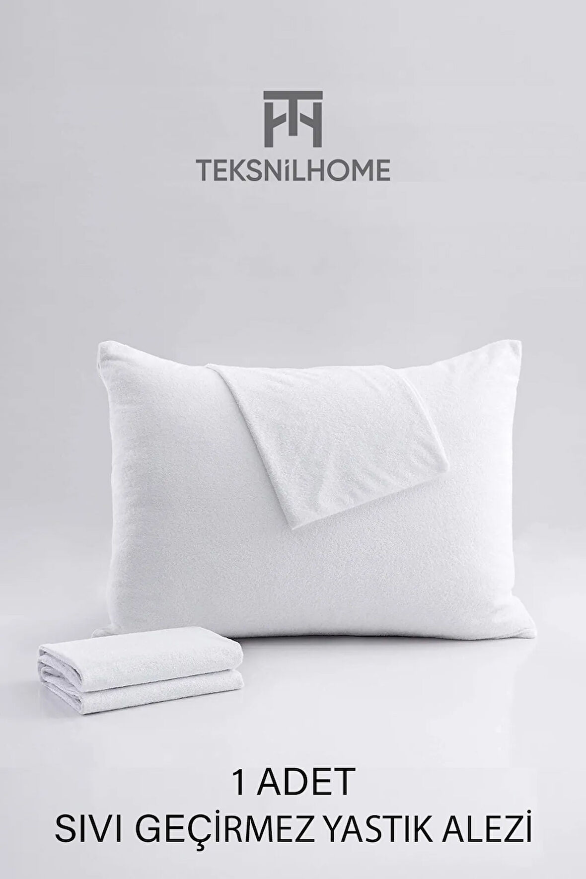 Pamuk Sıvı Geçirmez 1’li Yastık Alezi Koruyucu | Koruyucu Yastık Kılıfı | 50 X 70 |