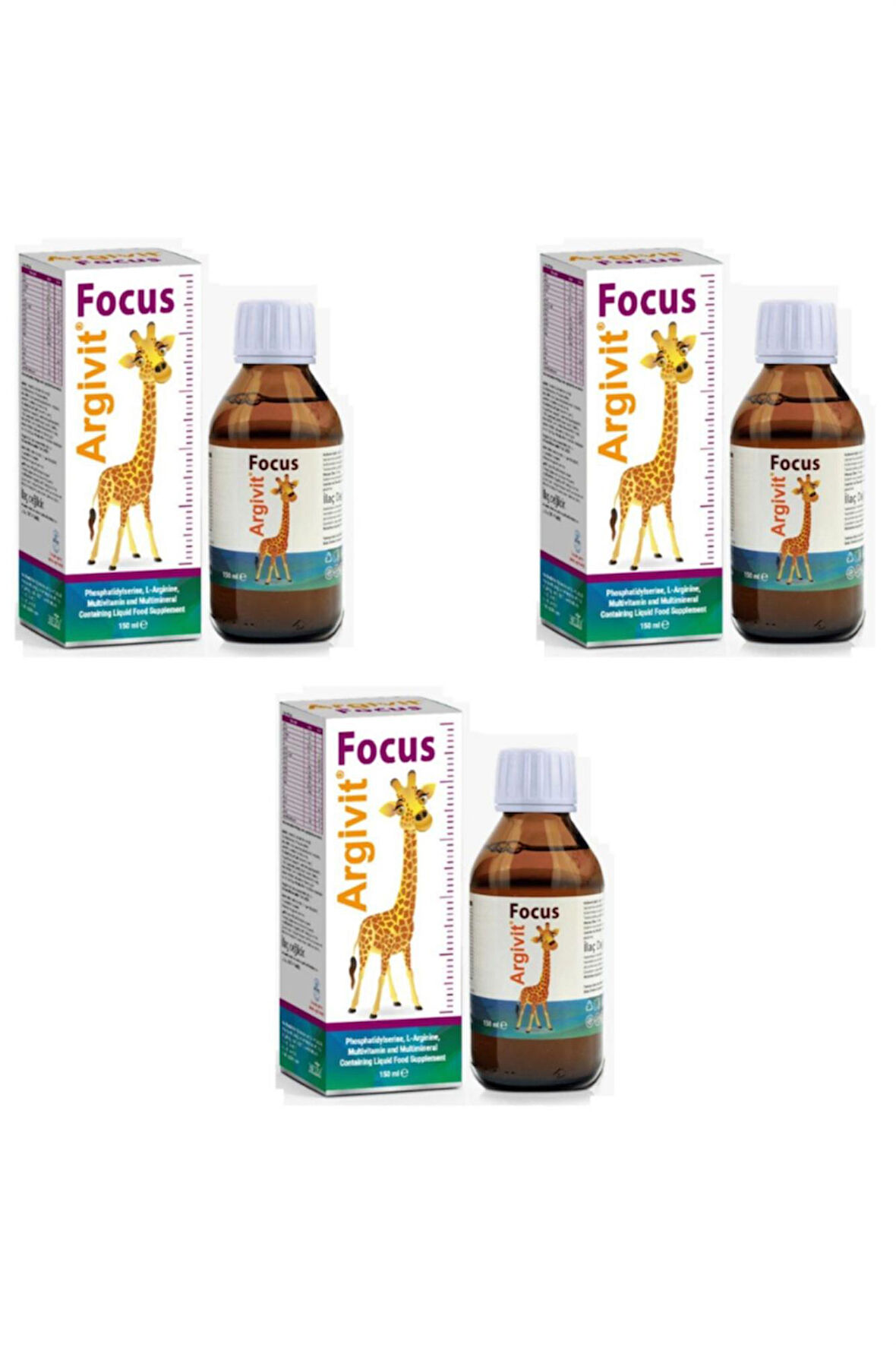 Argivit Focus 150 ml 3 Adet