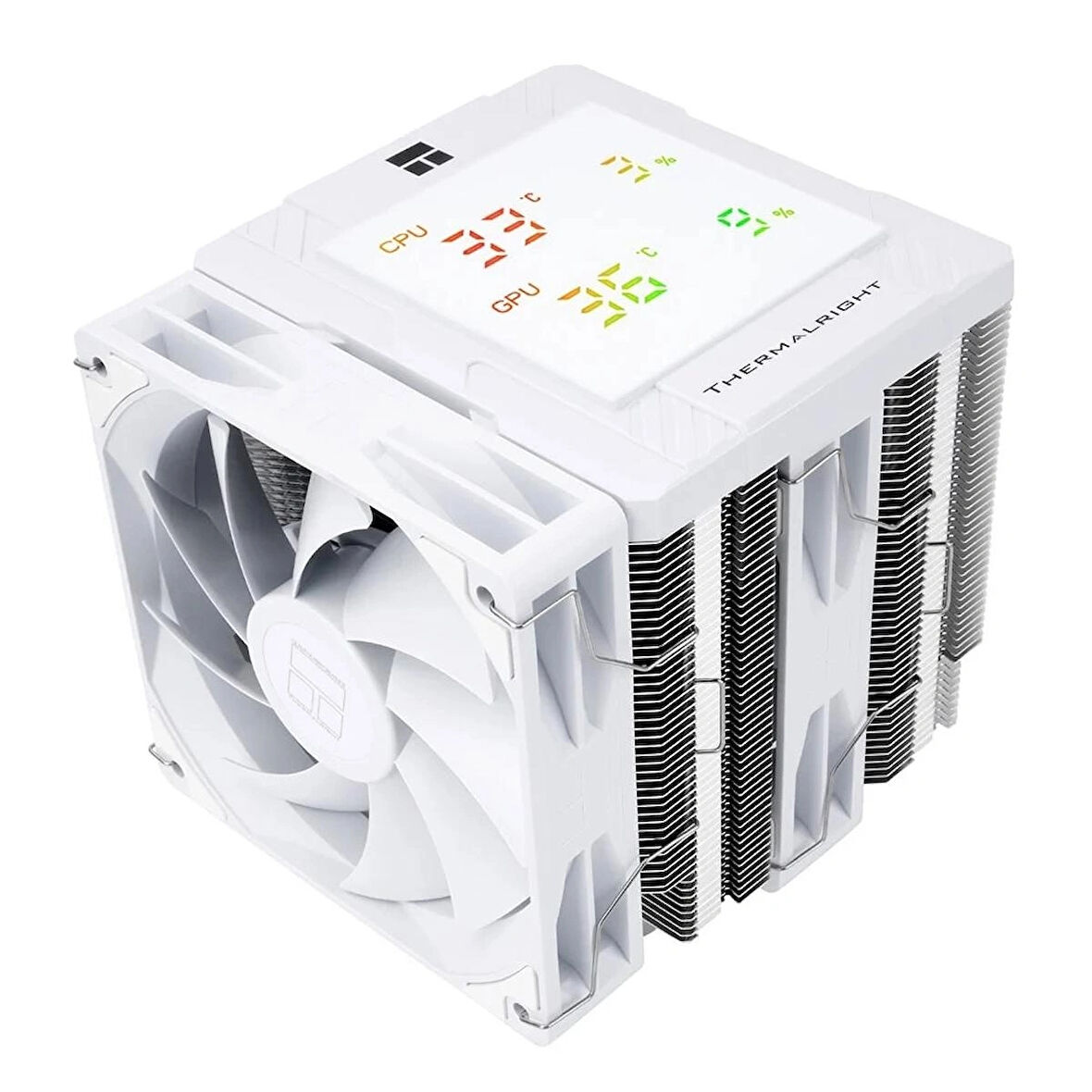Thermalright Peerless Assassin 120 Digital White TL-C12CW-X28 V2 120mm 6 x 6mm Isı Borulu Intel-AMD Uyumlu Beyaz Hava Soğutucu