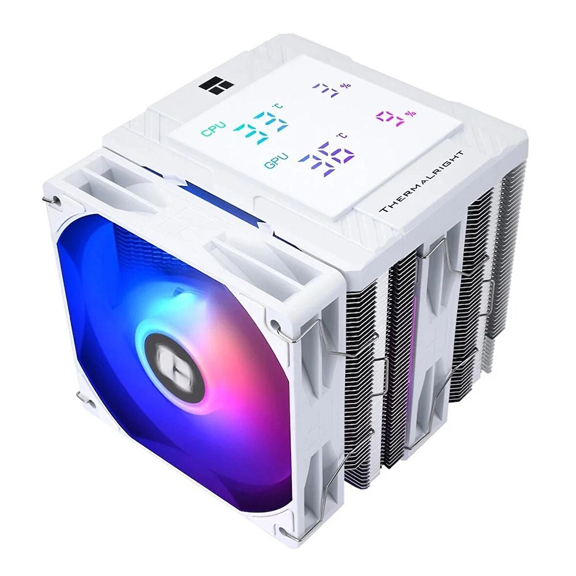 Thermalright Peerless Assassin 120 Digital White ARGB TL-C12CW-X28-S V2 120mm 6 x 6mm Isı Borulu Intel-AMD Uyumlu Beyaz Hava Soğutucu