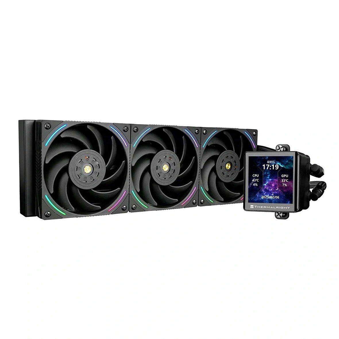 Thermalright Frozen Vision 360 ARGB Black V2 360mm Intel-AMD Uyumlu İşlemci Sıvı Soğutucu