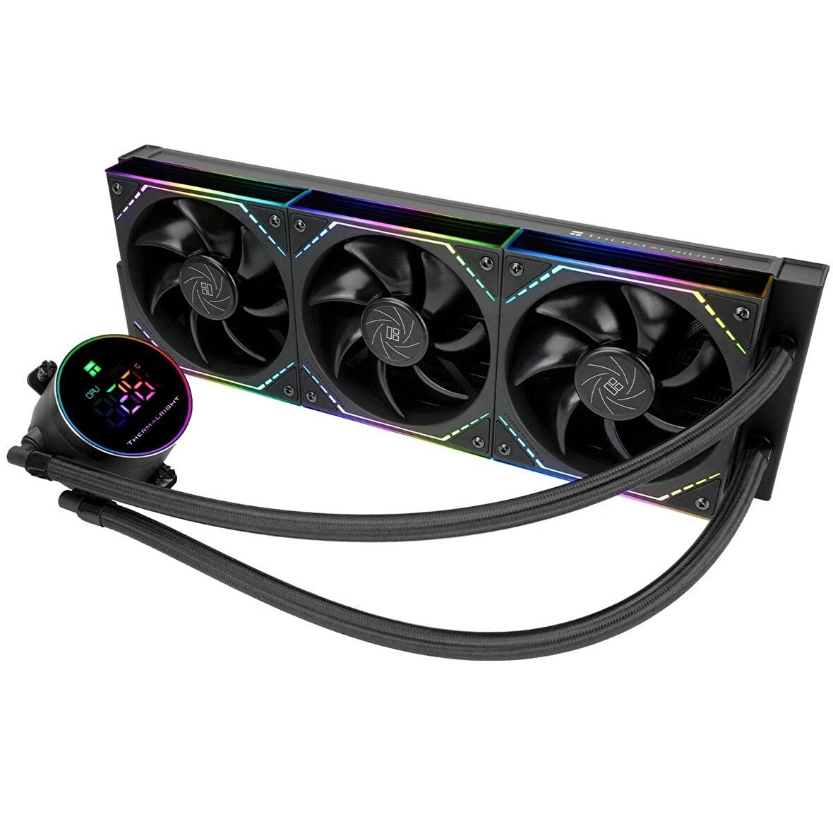 Thermalright Frozen Magic 360 Digital ARGB Black V2 360mm Intel-AMD Uyumlu İşlemci Sıvı Soğutucu 