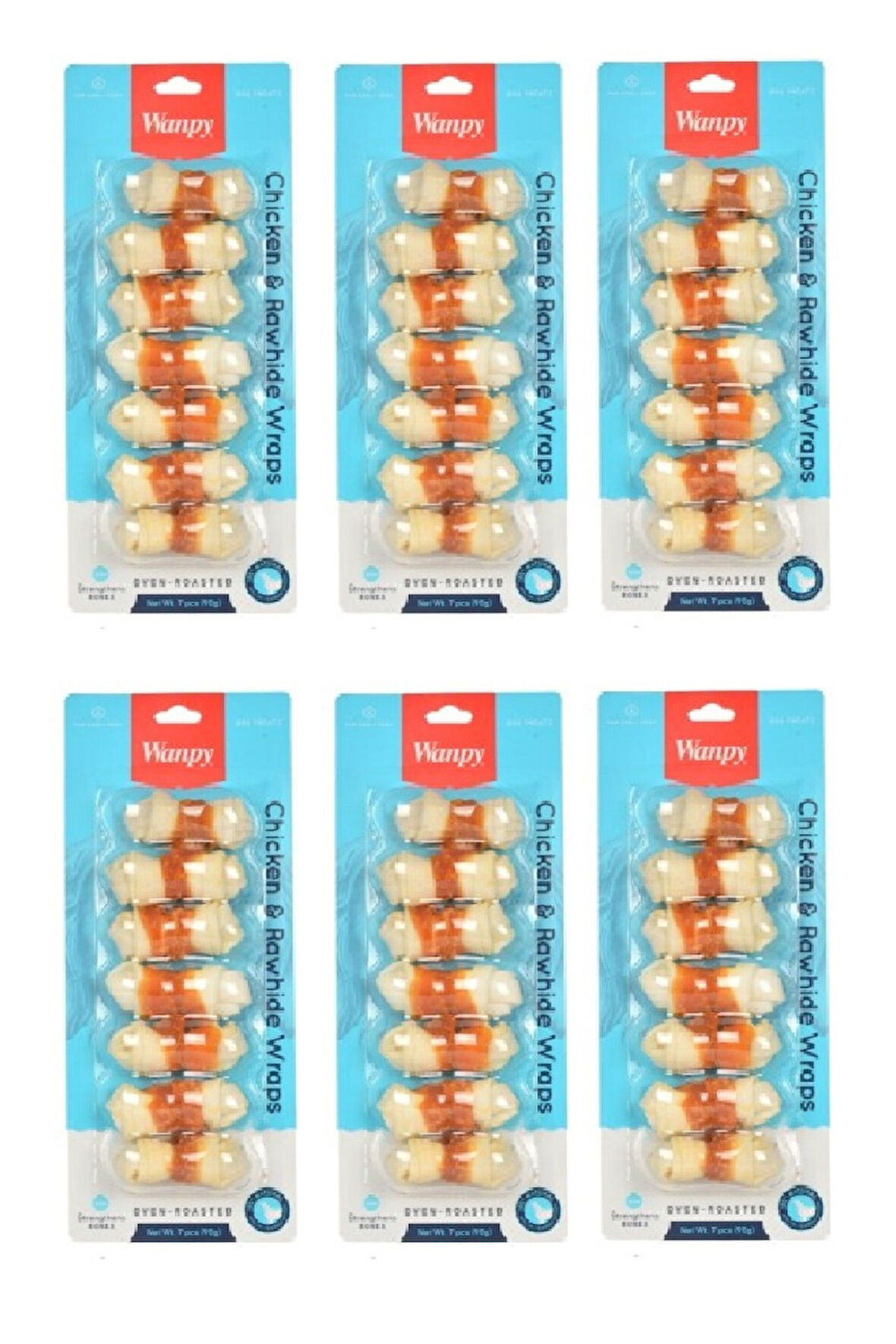 Wanpy Tavuk Sargılı Köpek Ödülü 90 Gr. X 6 Adet