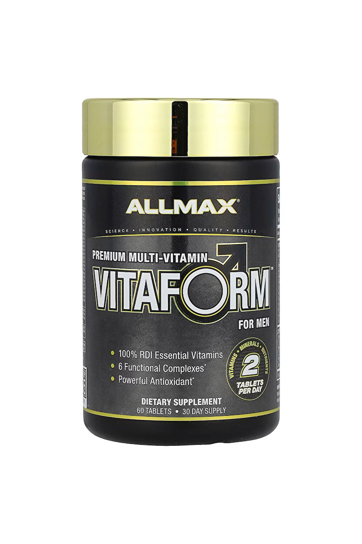 ALLMAX, Vitaform, Erkekler İçin Premium Multi-Vitamin, 60 Tablet