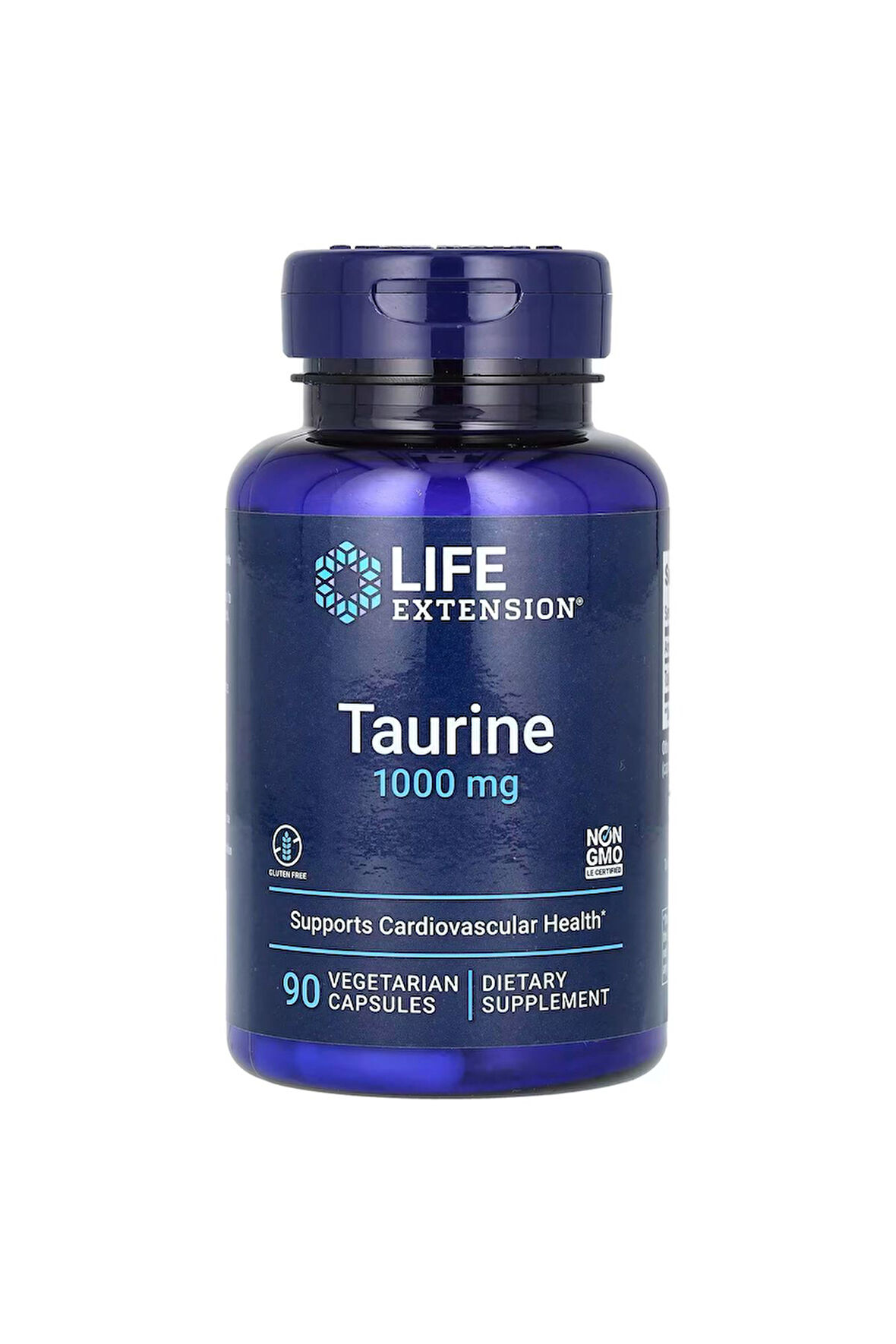 Taurine 1000 mg 90 Kapsül Vegetarian Capsules