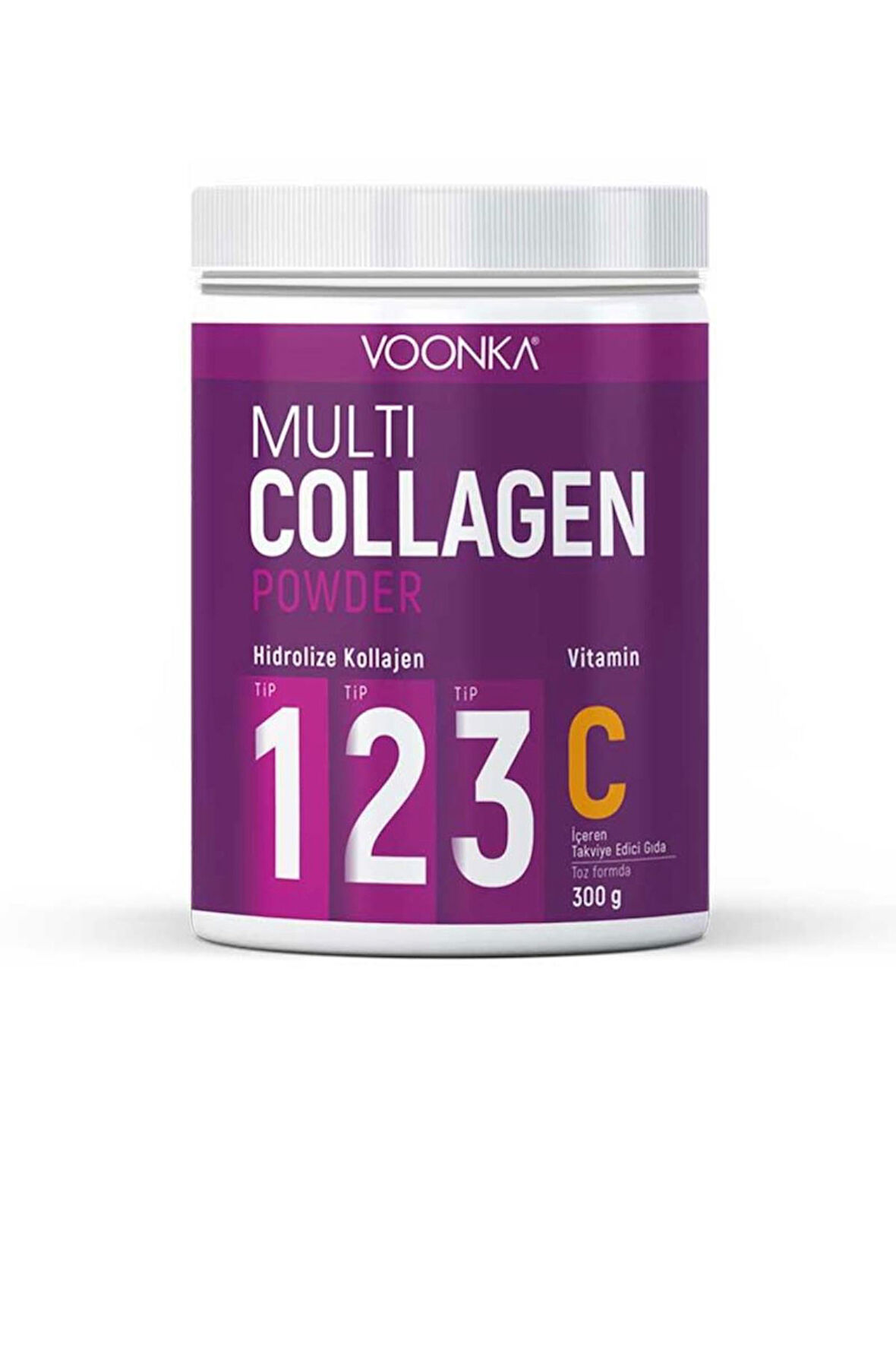 Voonka Multi Collagen Powder 300 gr - 30 Günlük