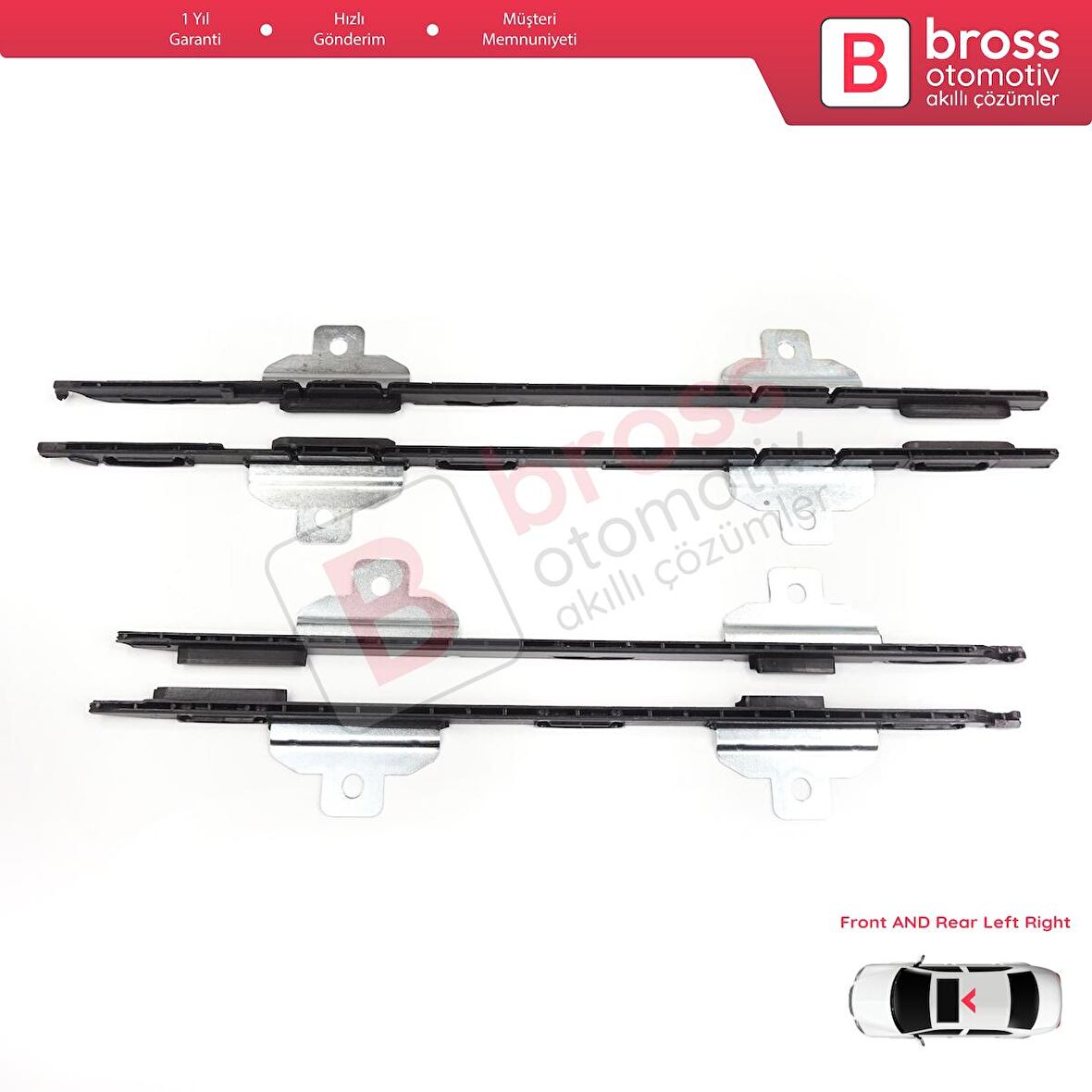 BMW X1 E84 MK1 2009-2014 için Sunroof Perde Ray Sürgülü Kızak Braketi Ön 54102993888